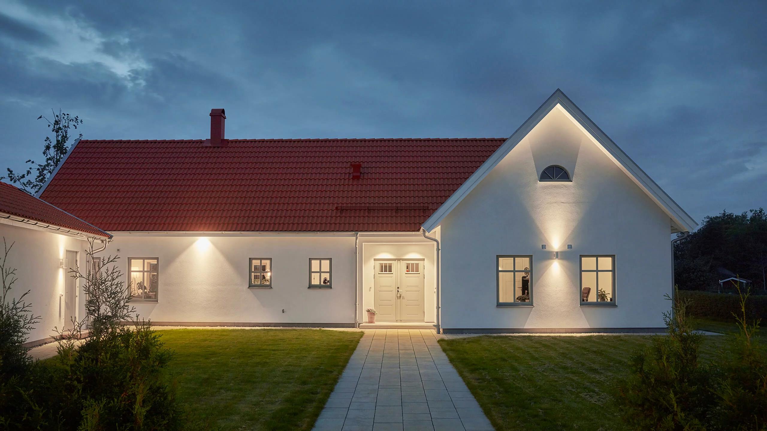 trivselhus villa österlen fasad