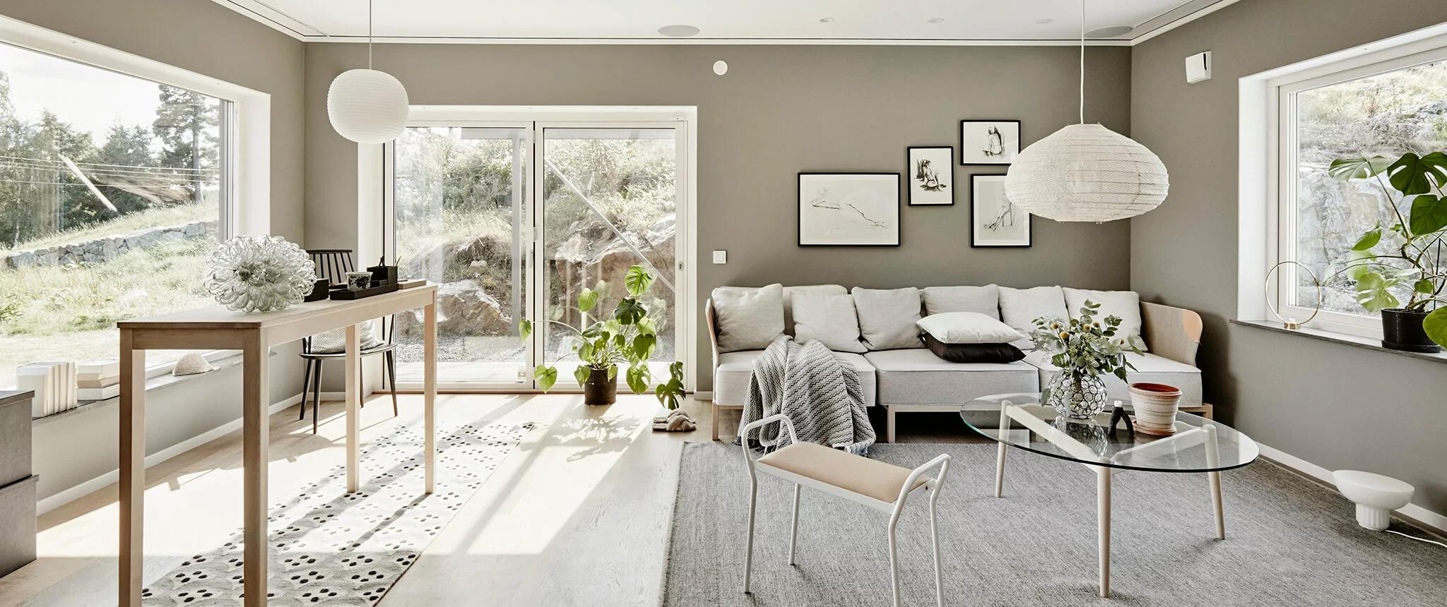 villa nacka vardagsrum trivselhus