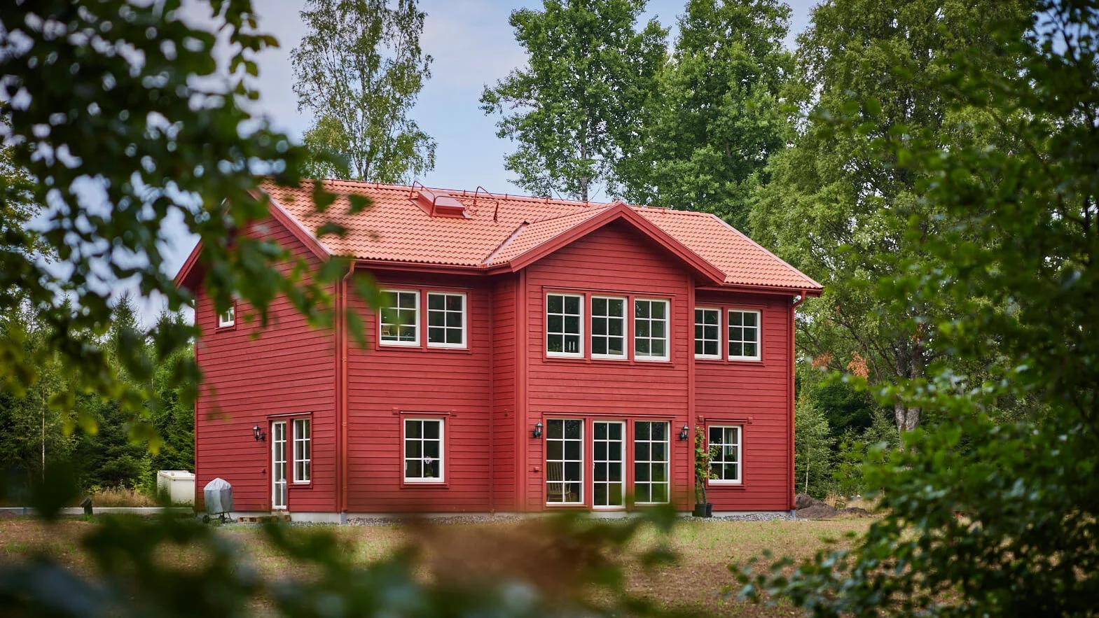 trivselhus bygga hus stella 190 fasad