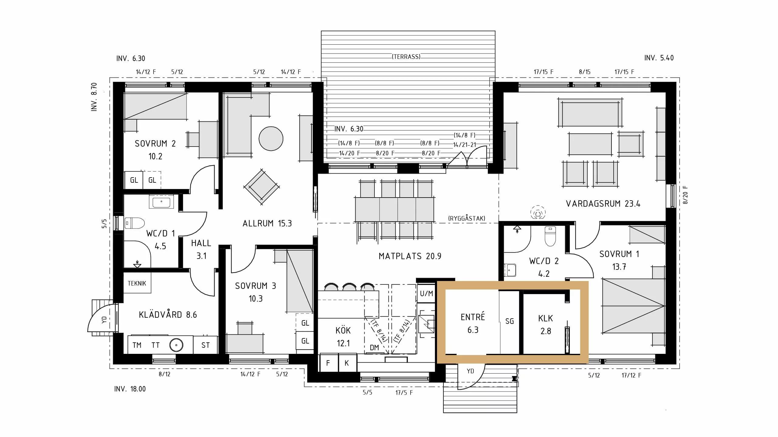 trivselhus villa skanör planlösning
