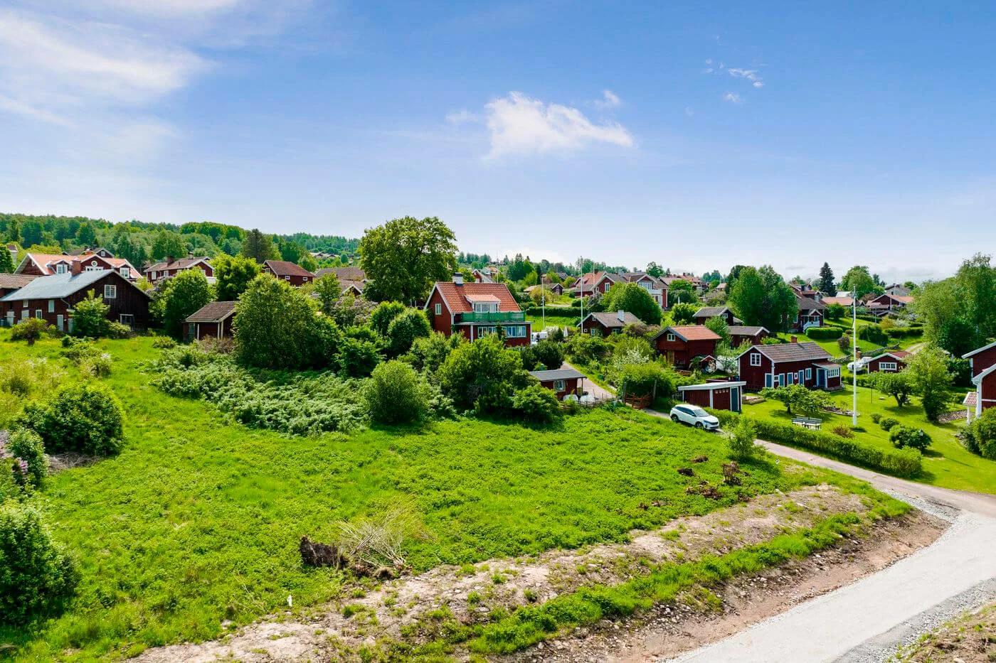 trivselhus ledig tomt rättvik lerdal