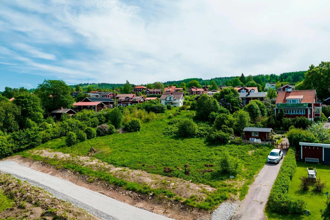 trivselhus ledig tomt rättvik lerdal