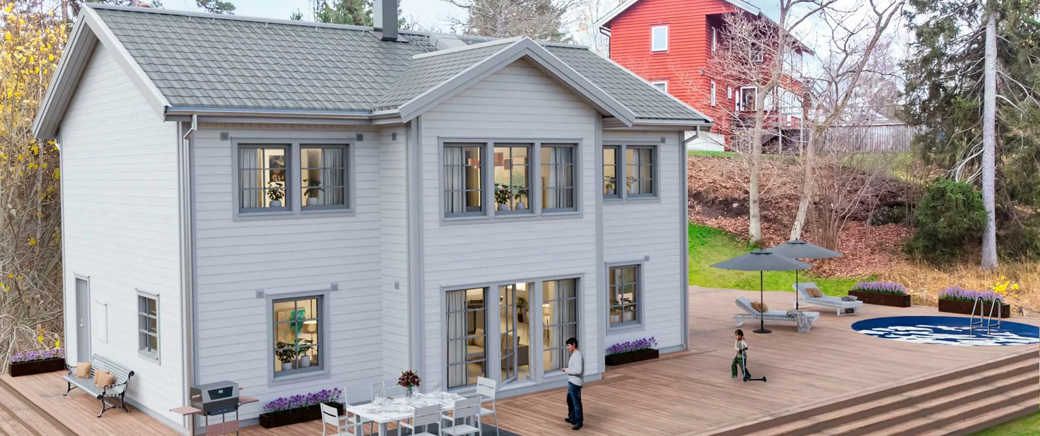 trivselhus ledig tomt värmdö