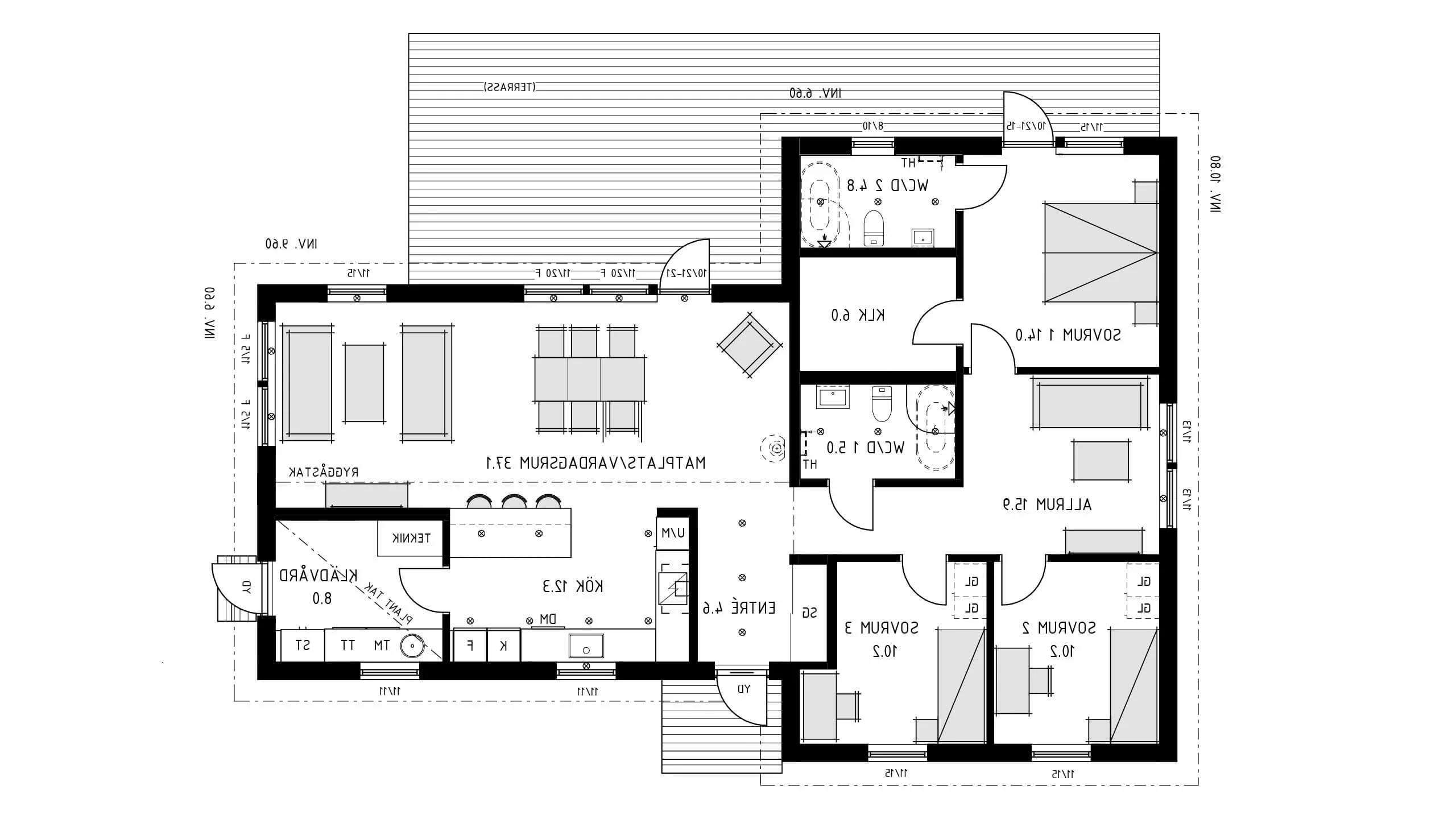 trivselhus stella 135 planlösning