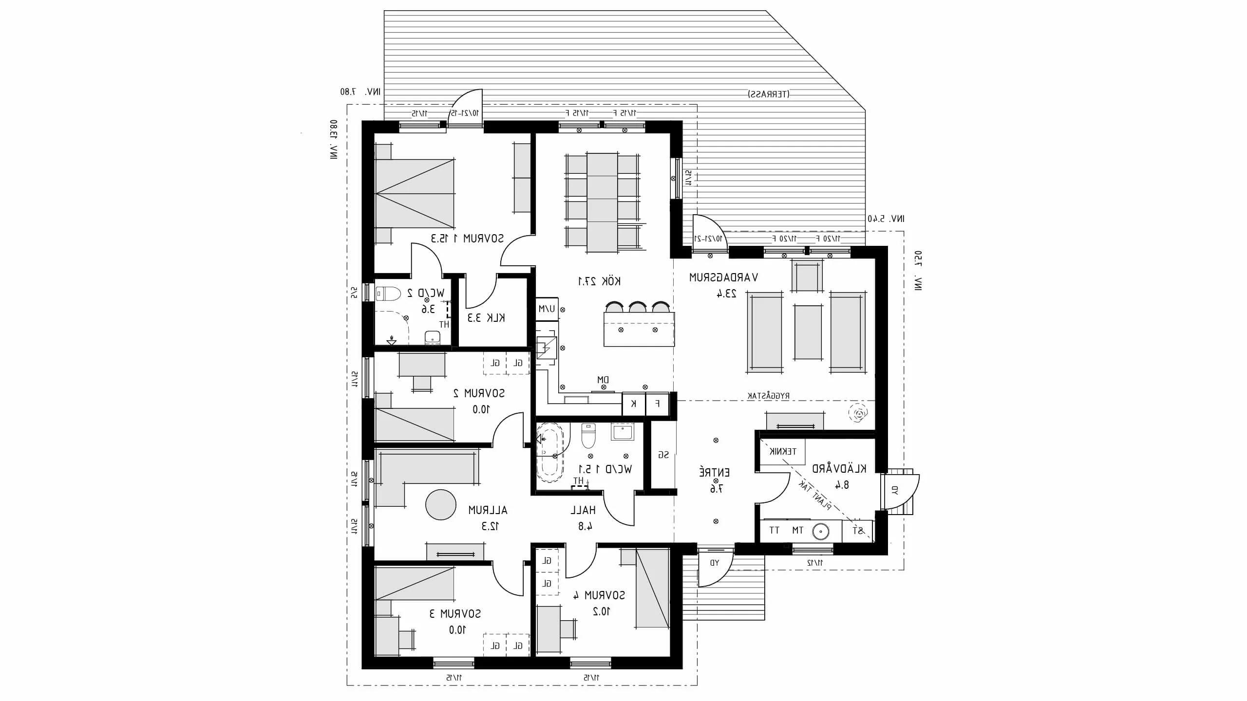 trivselhus stella 148 planlösning
