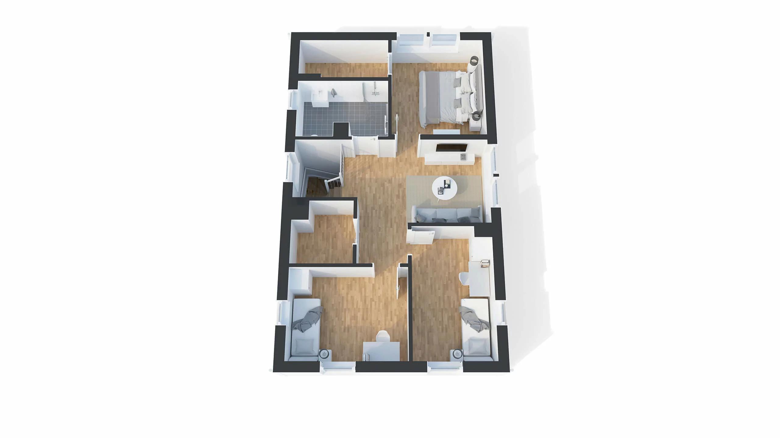 trivselhus stella 150 planlösning