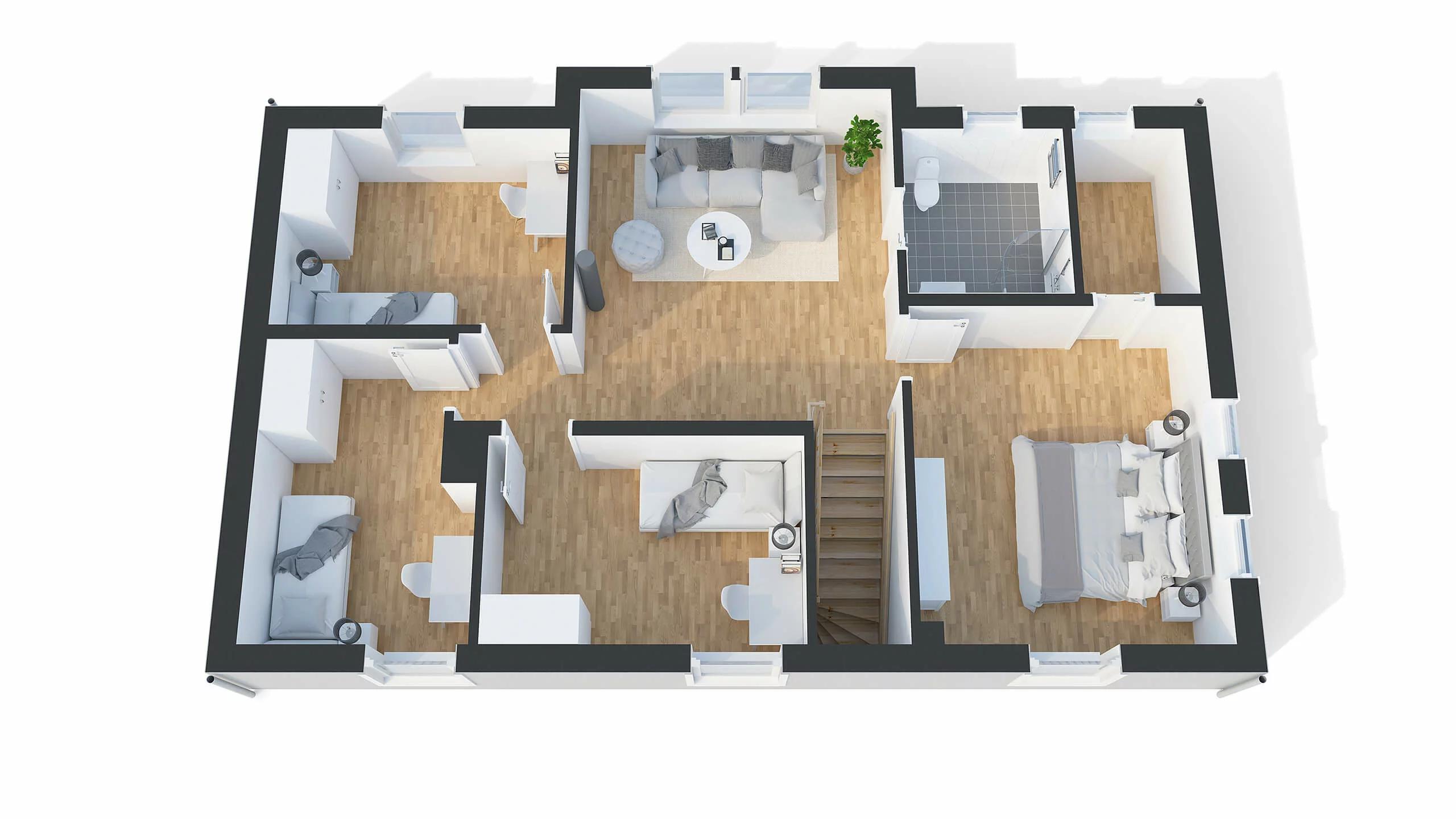 trivselhus stella 170 planlösning
