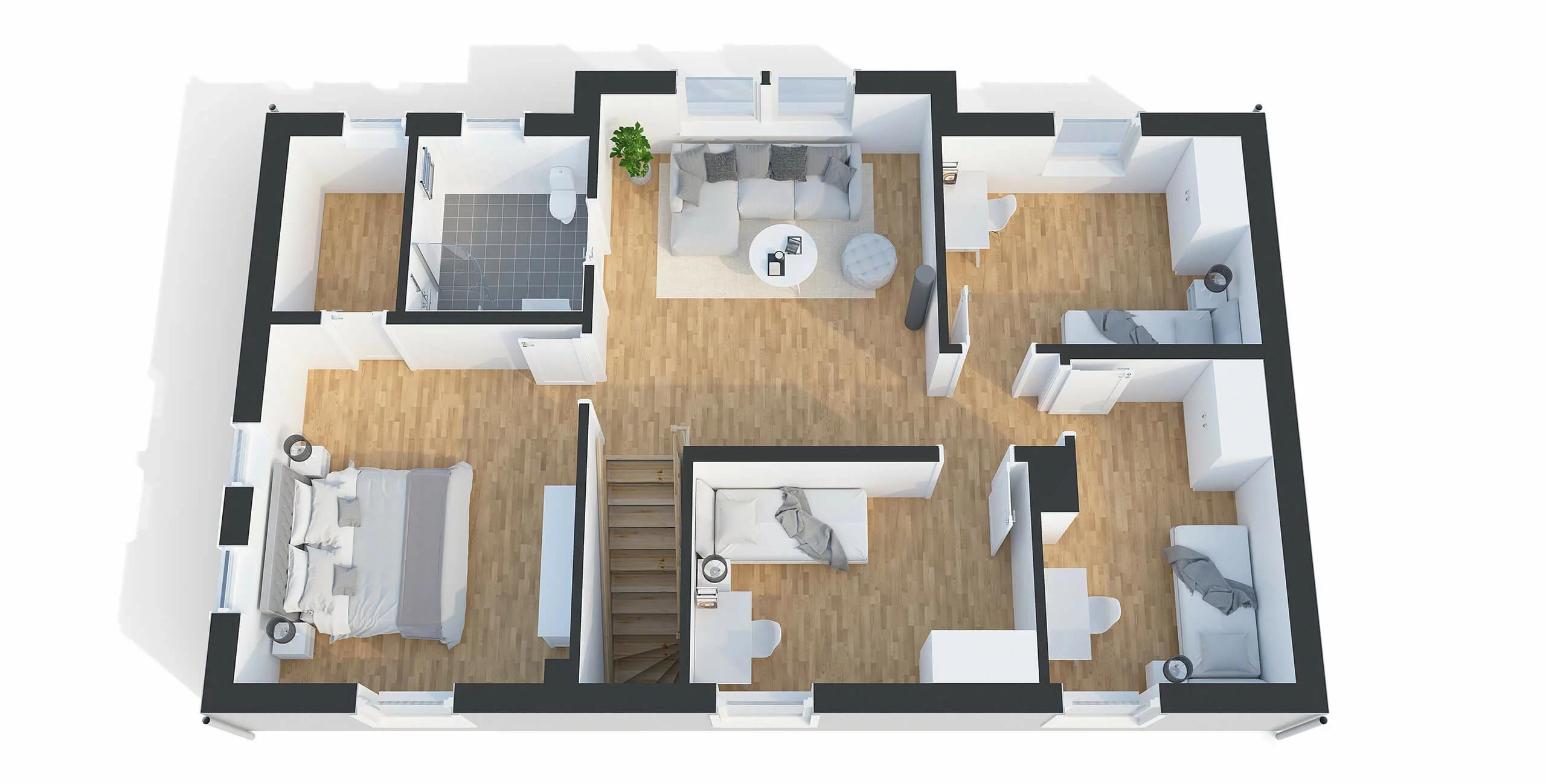 trivselhus stella 170 planlösning