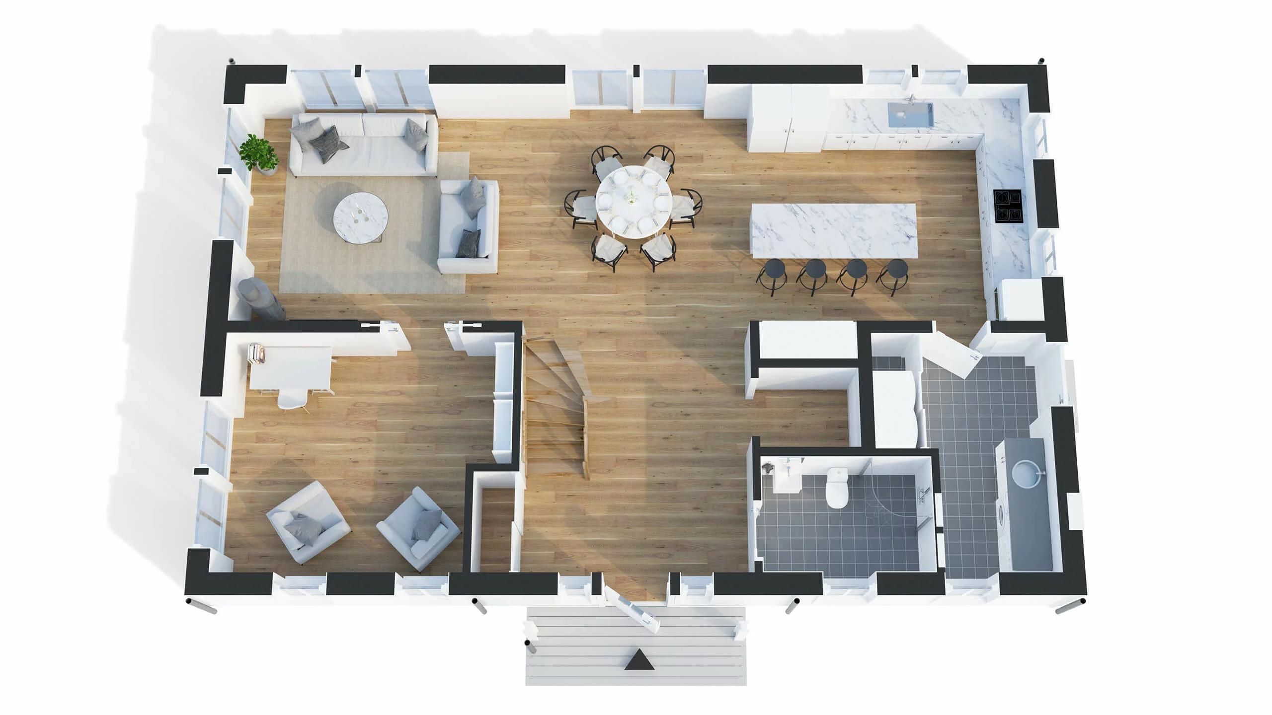 trivselhus villa ålstorp planlösning