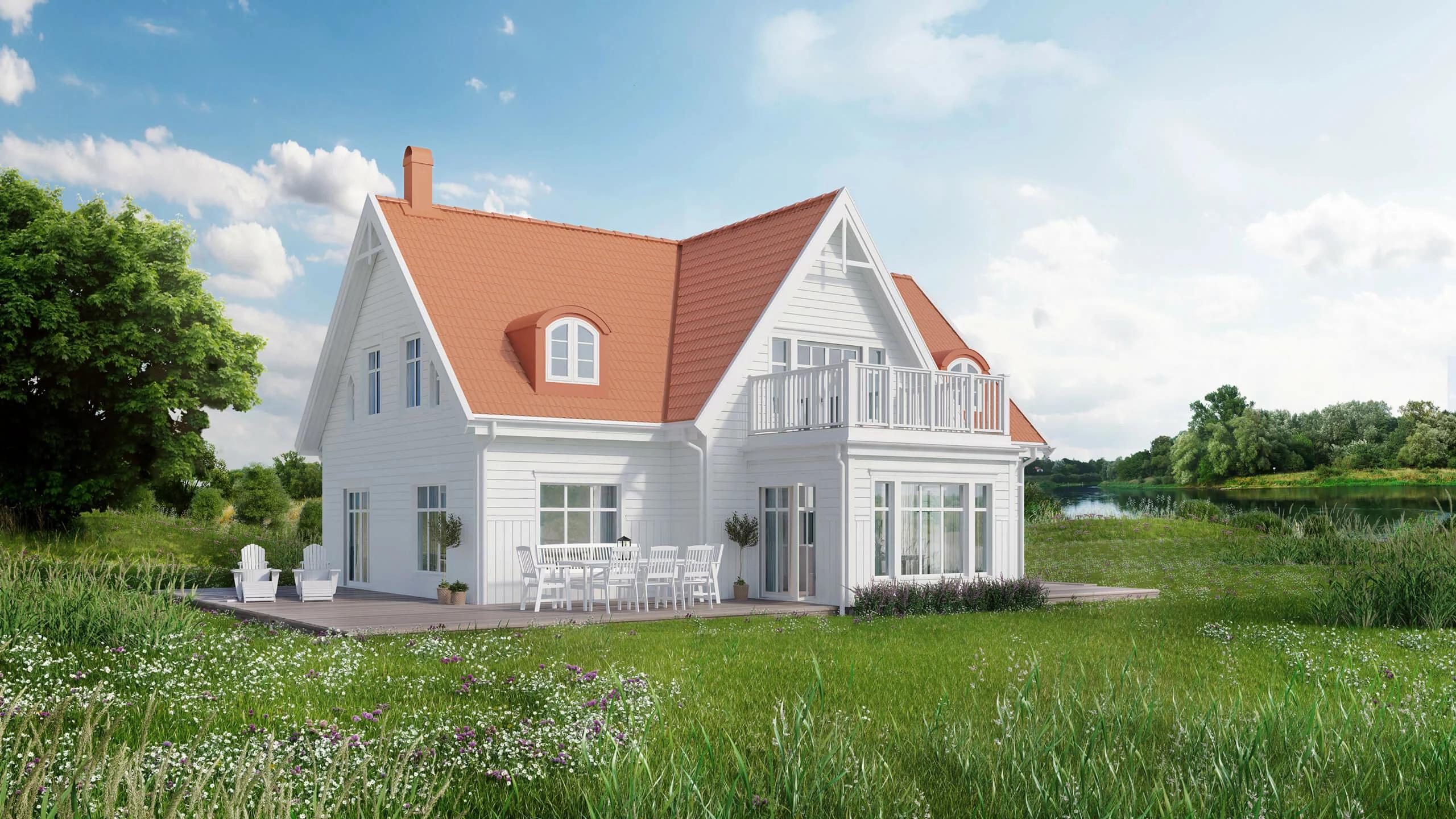 trivselhus villa askim fasad