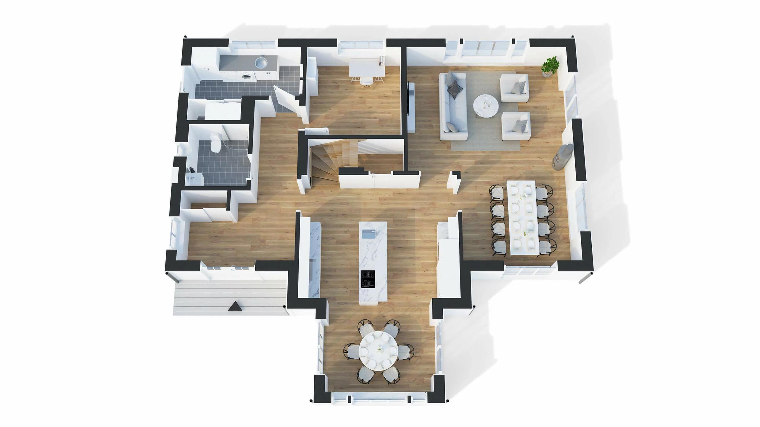 trivselhus villa askim planlösning