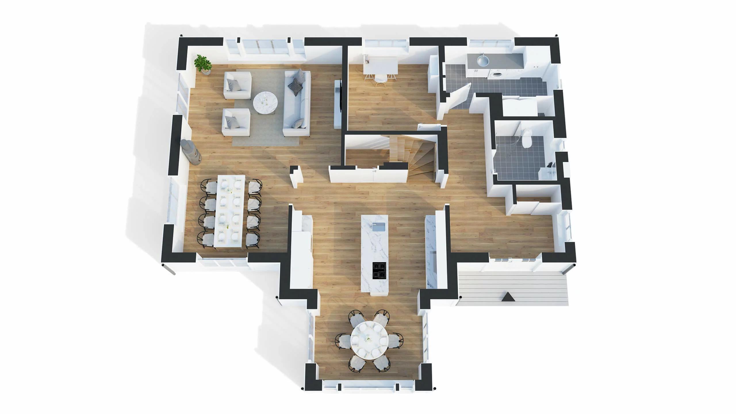 trivselhus villa askim planlösning