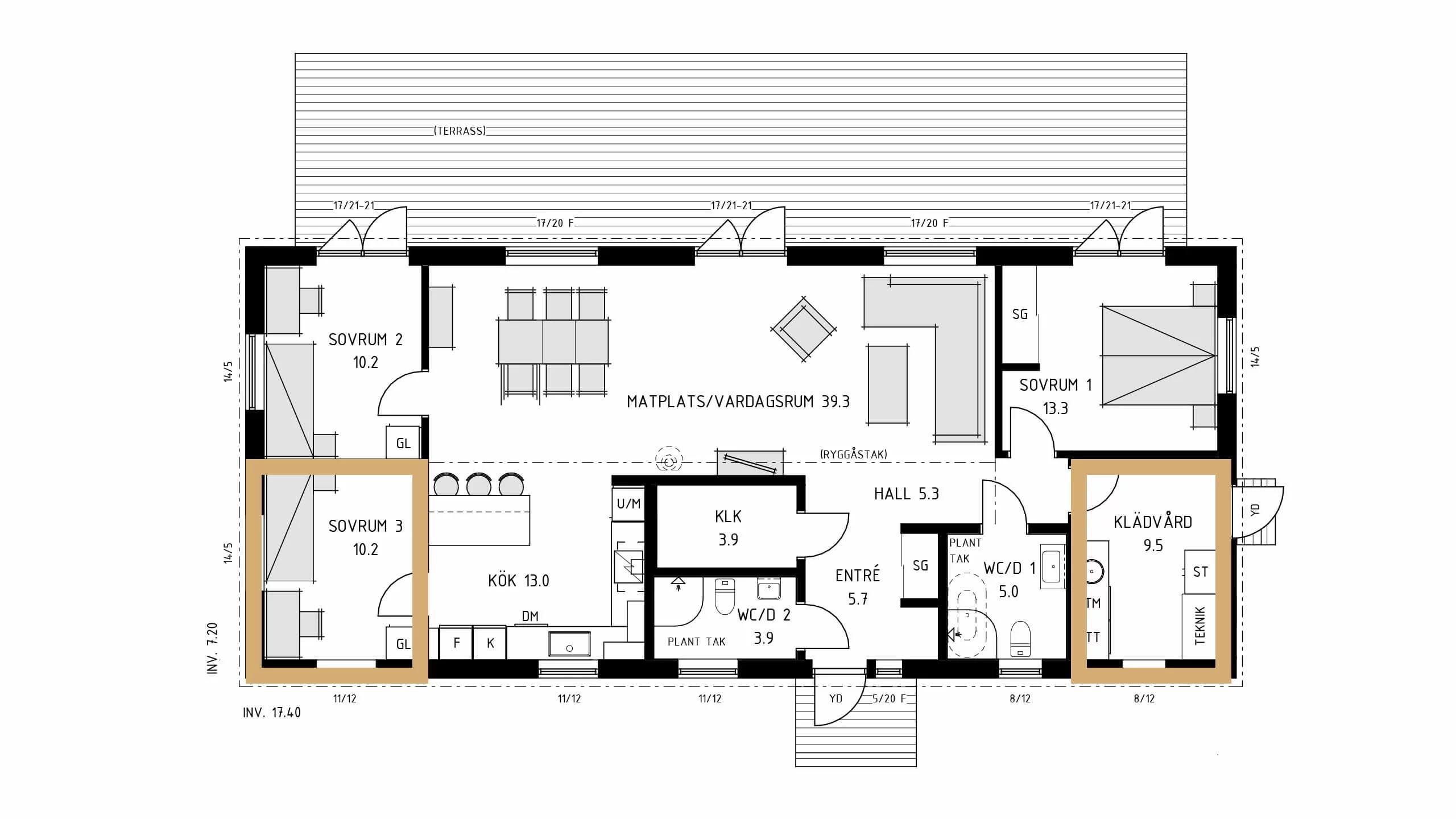trivselhus villa frösö planlösning