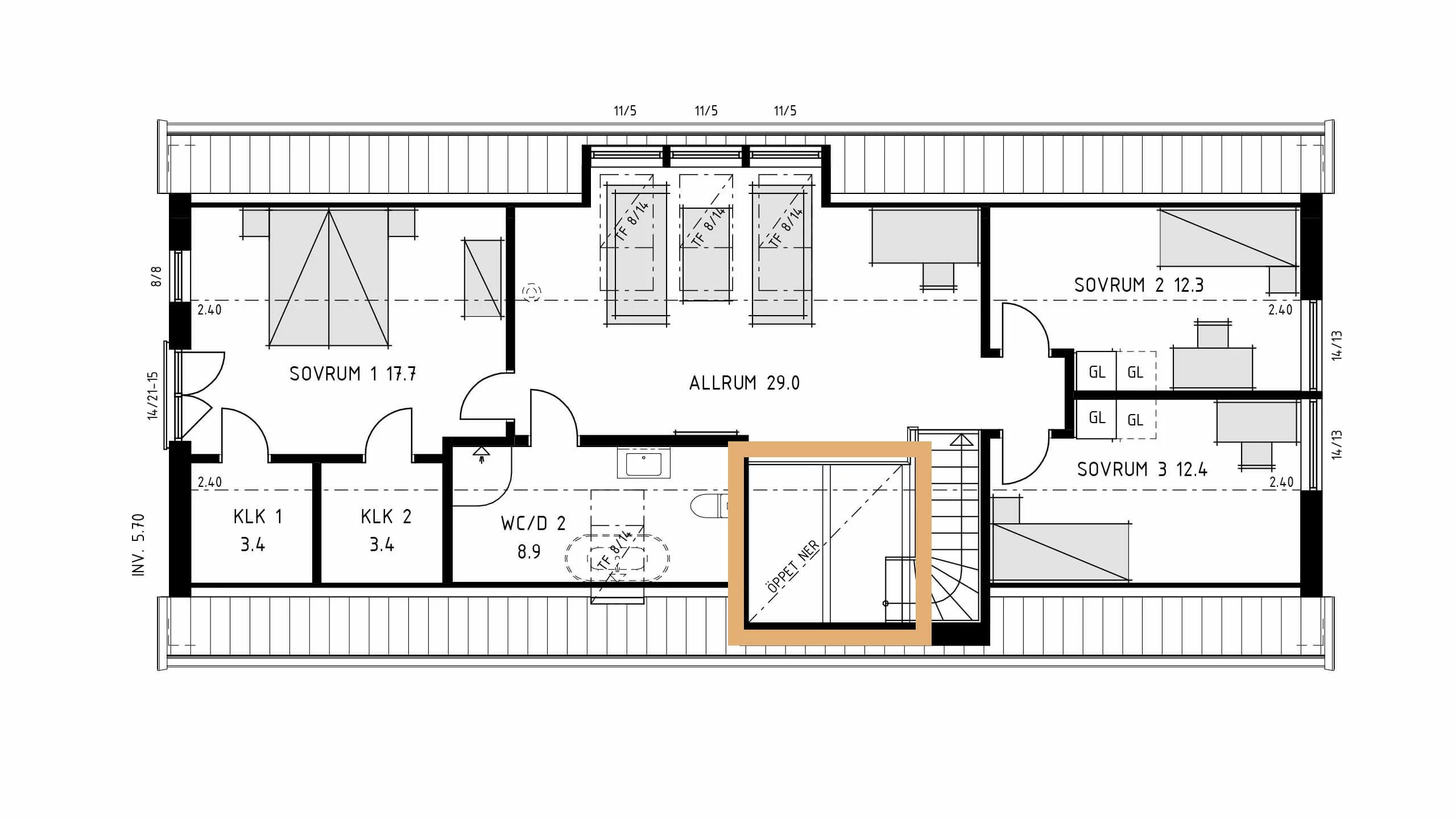 trivselhus villa gällnö planlösning