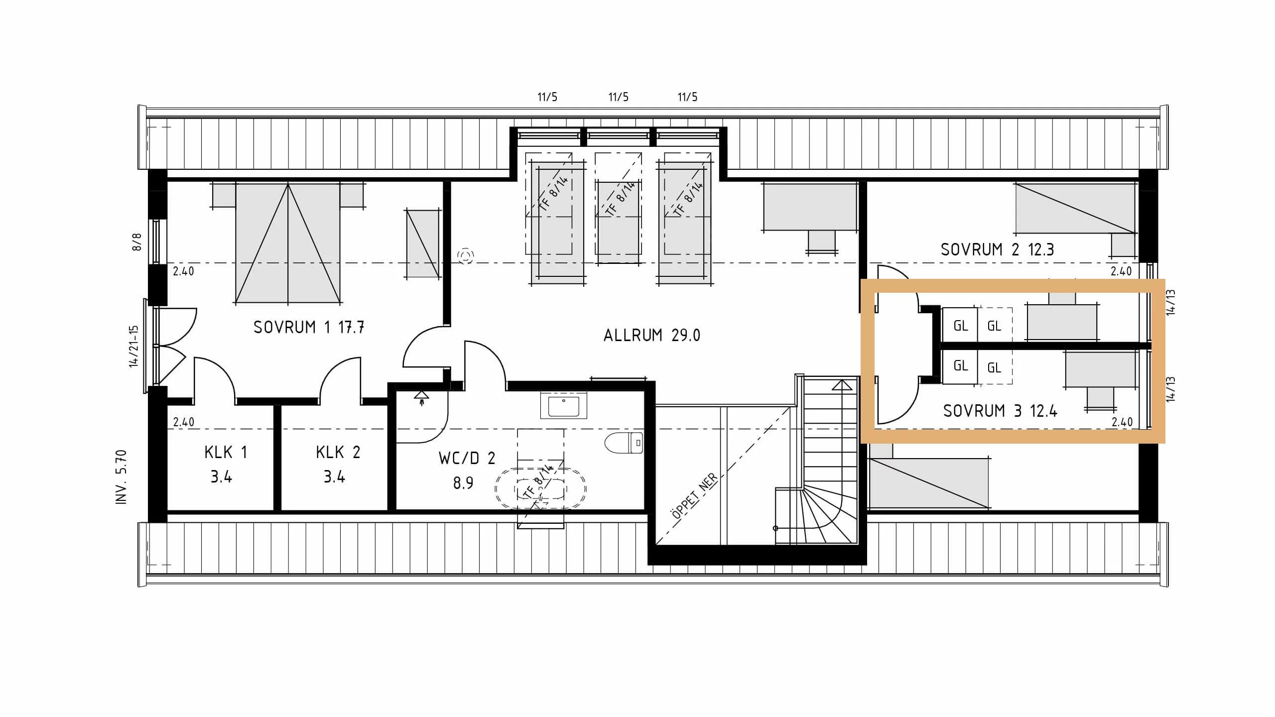 trivselhus villa gällnö planlösning