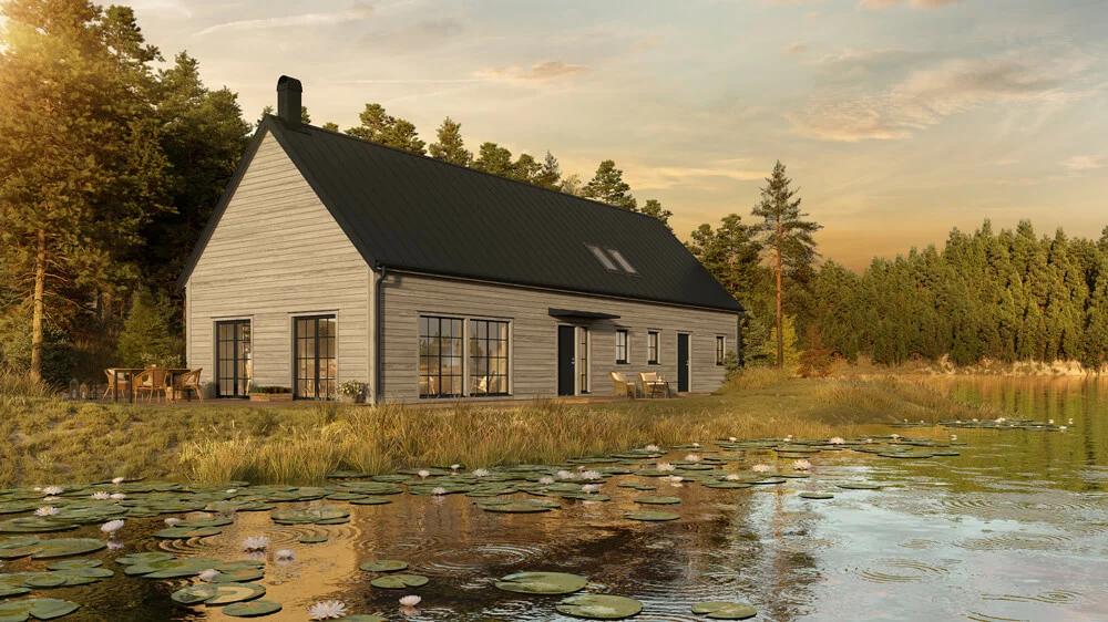 trivselhus villa lysvik fasad