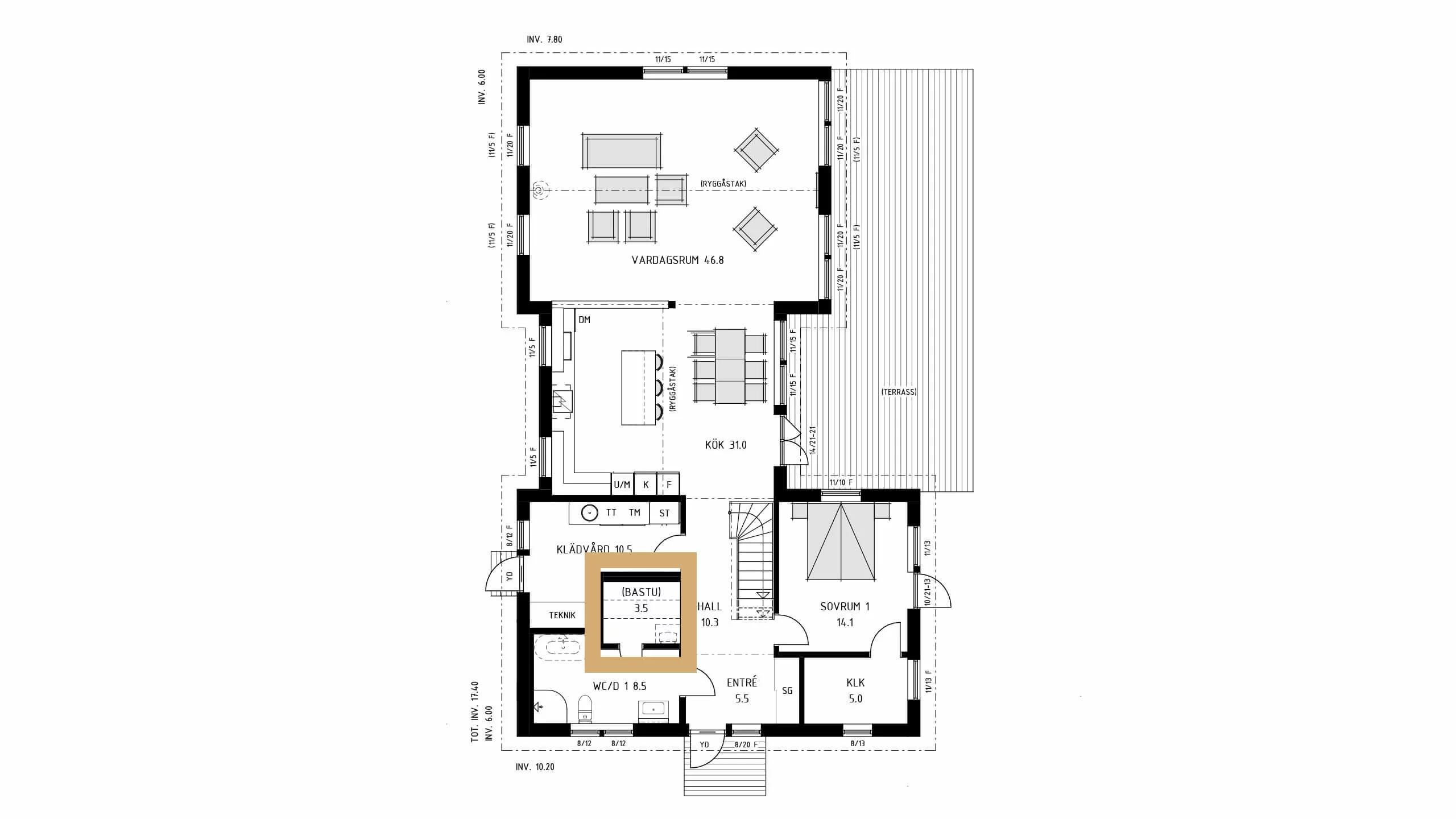 trivselhus villa marieholm planlösning