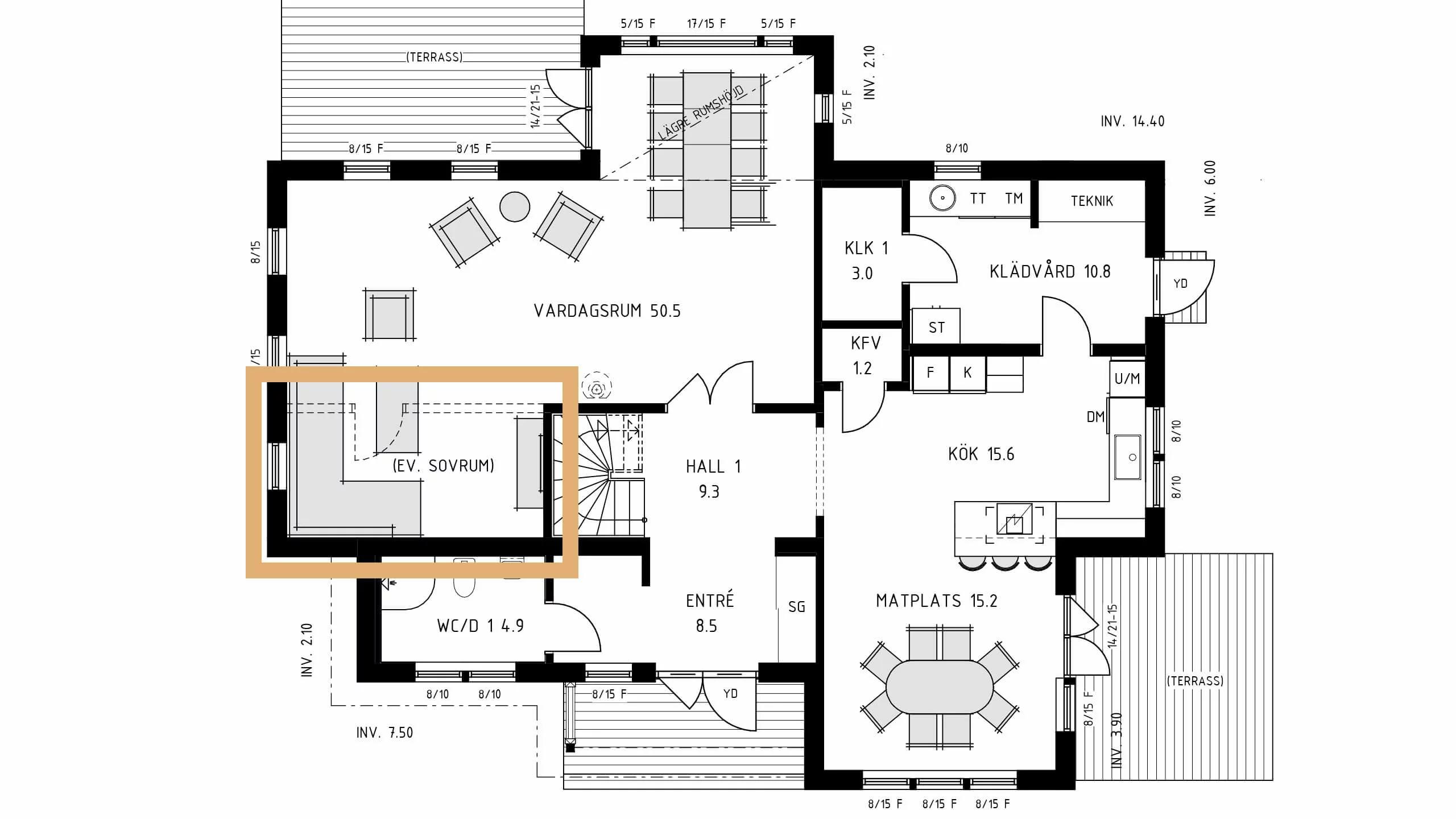 trivselhus villa skultuna planlösning