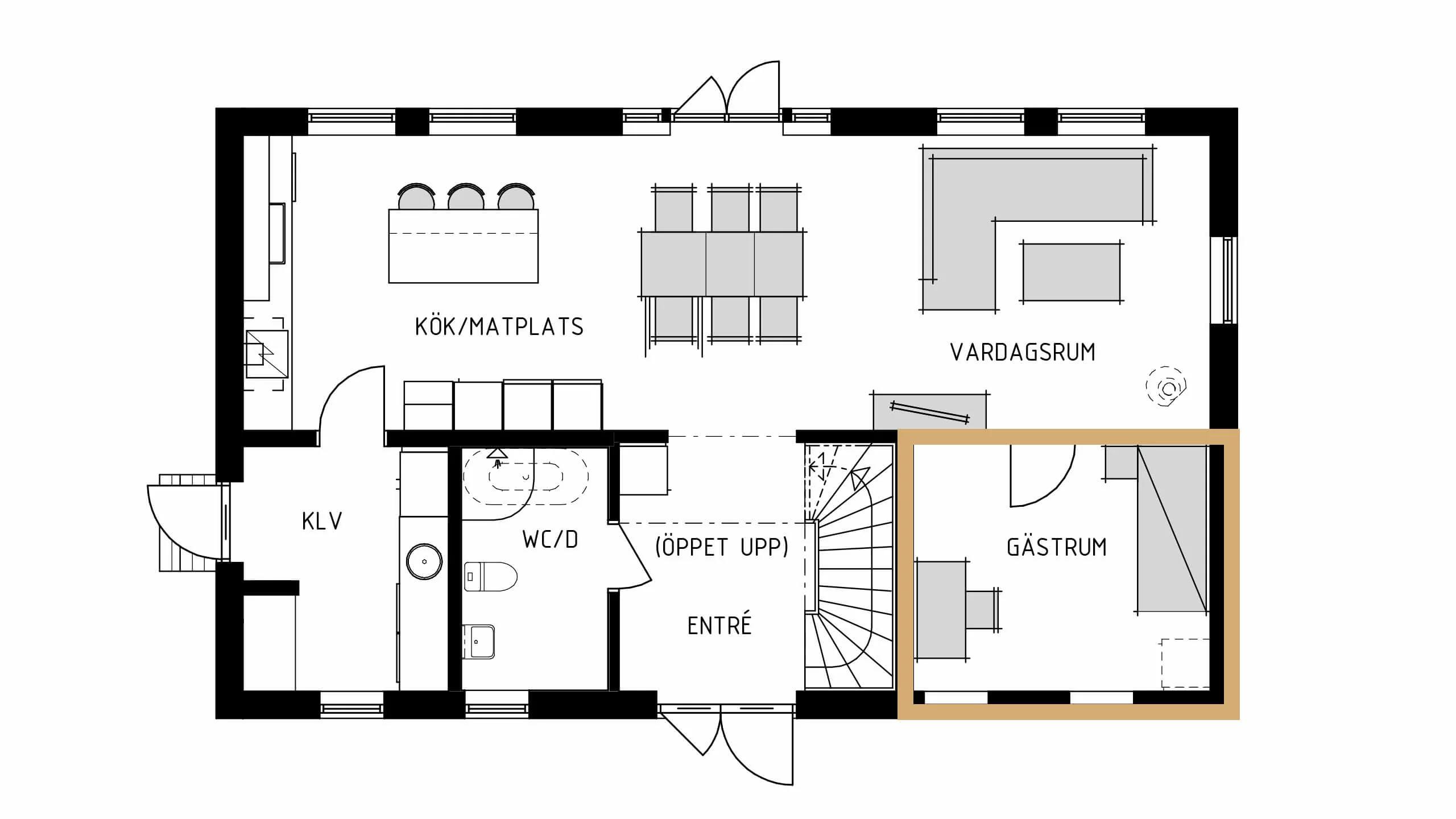trivselhus villa söderhamn planlösning