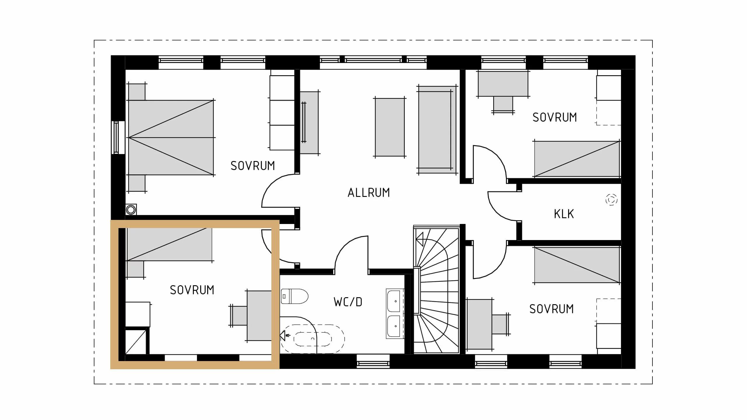 trivselhus villa söderhamn planlösning