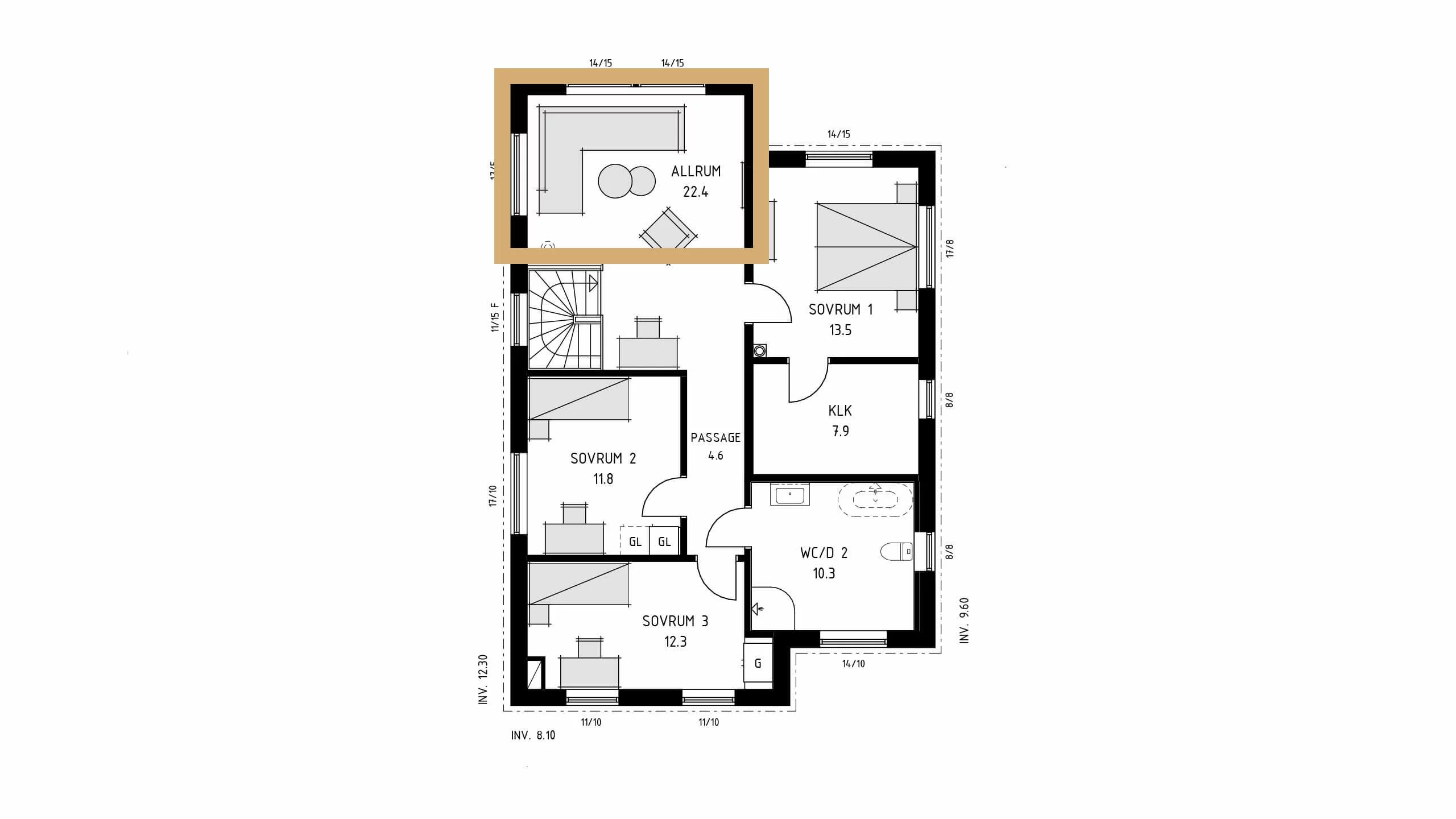 trivselhus villa vindö planlösning