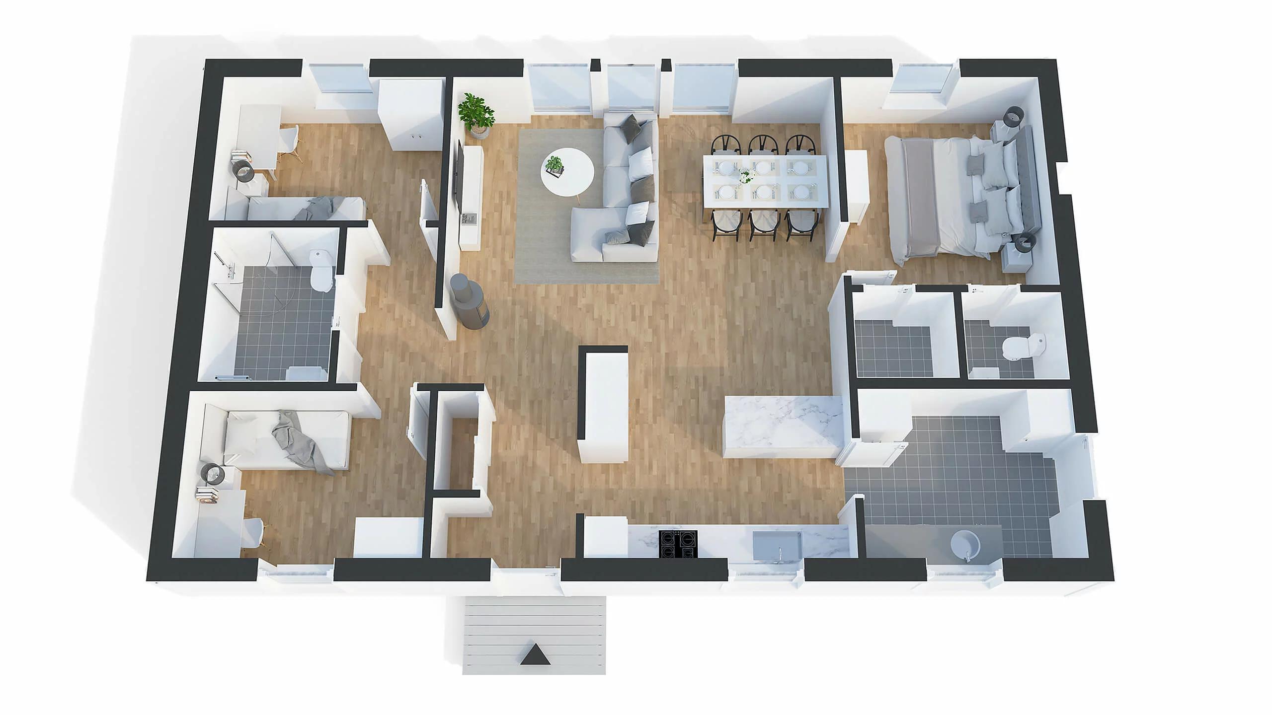 trivselhus stella 103 planlösning