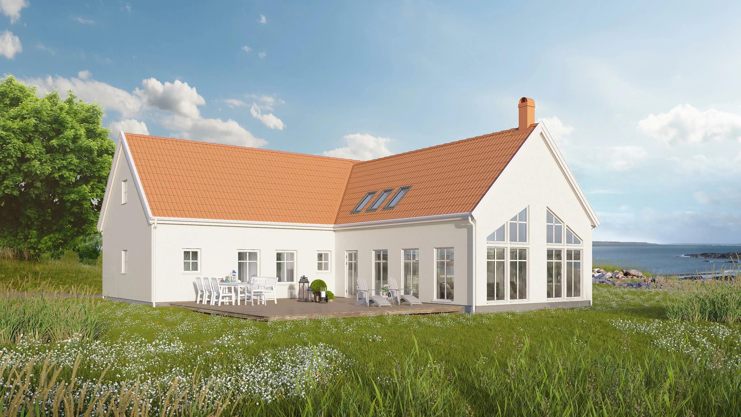 trivselhus villa brantevik fasad 3D