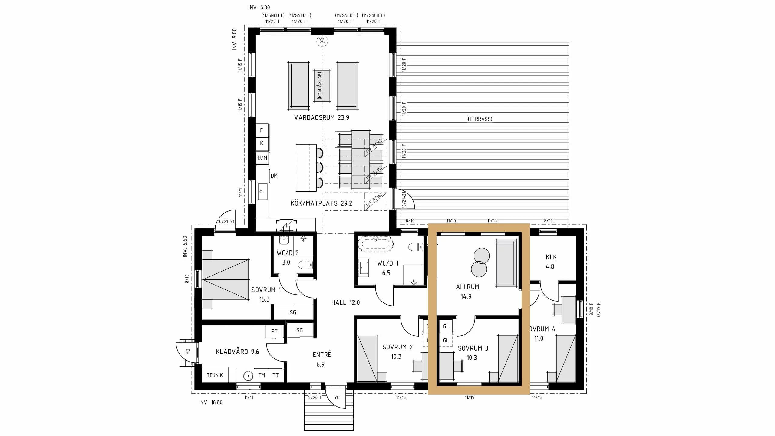 trivselhus villa brantevik planlösning