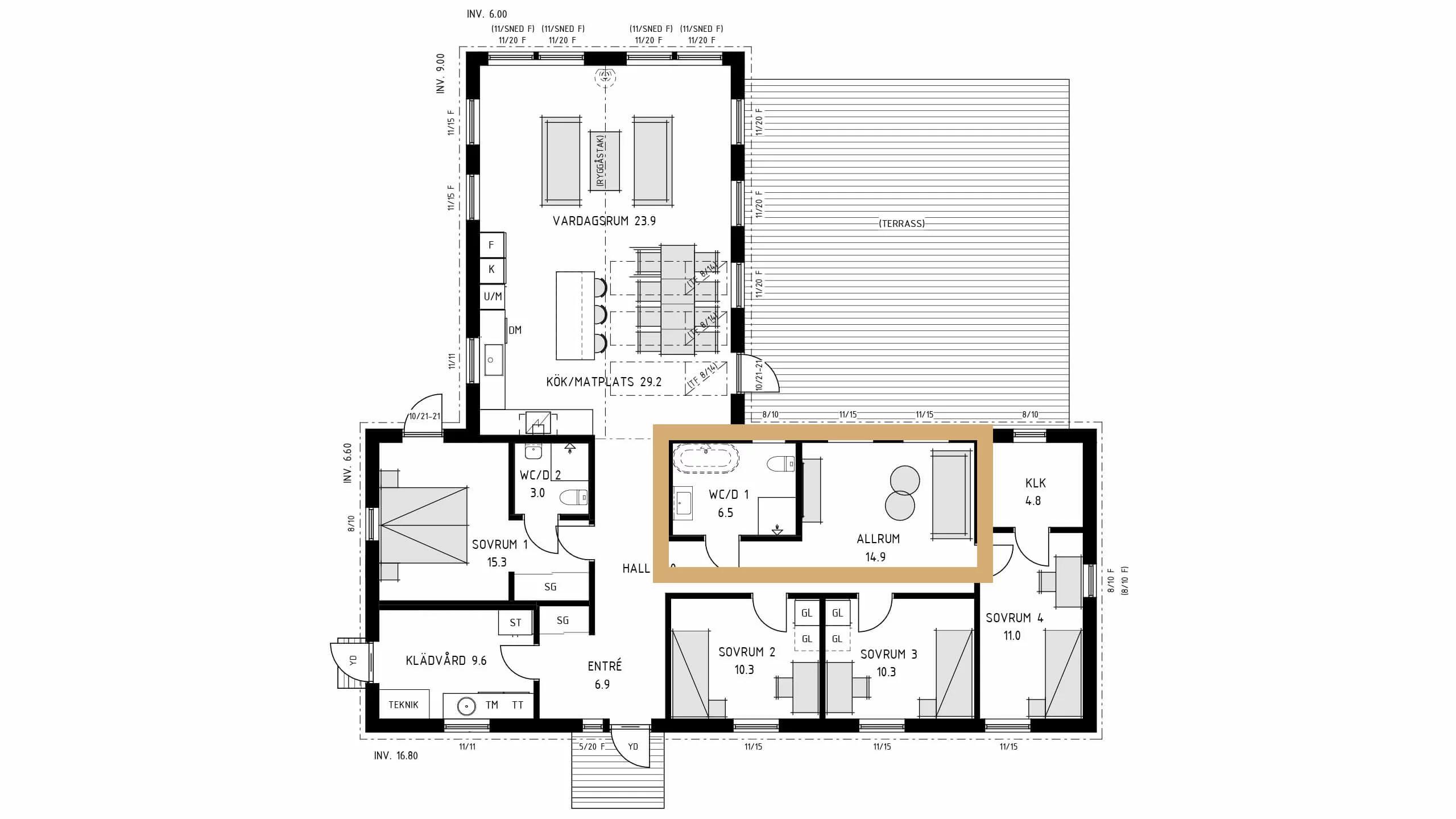 trivselhus villa brantevik planlösning