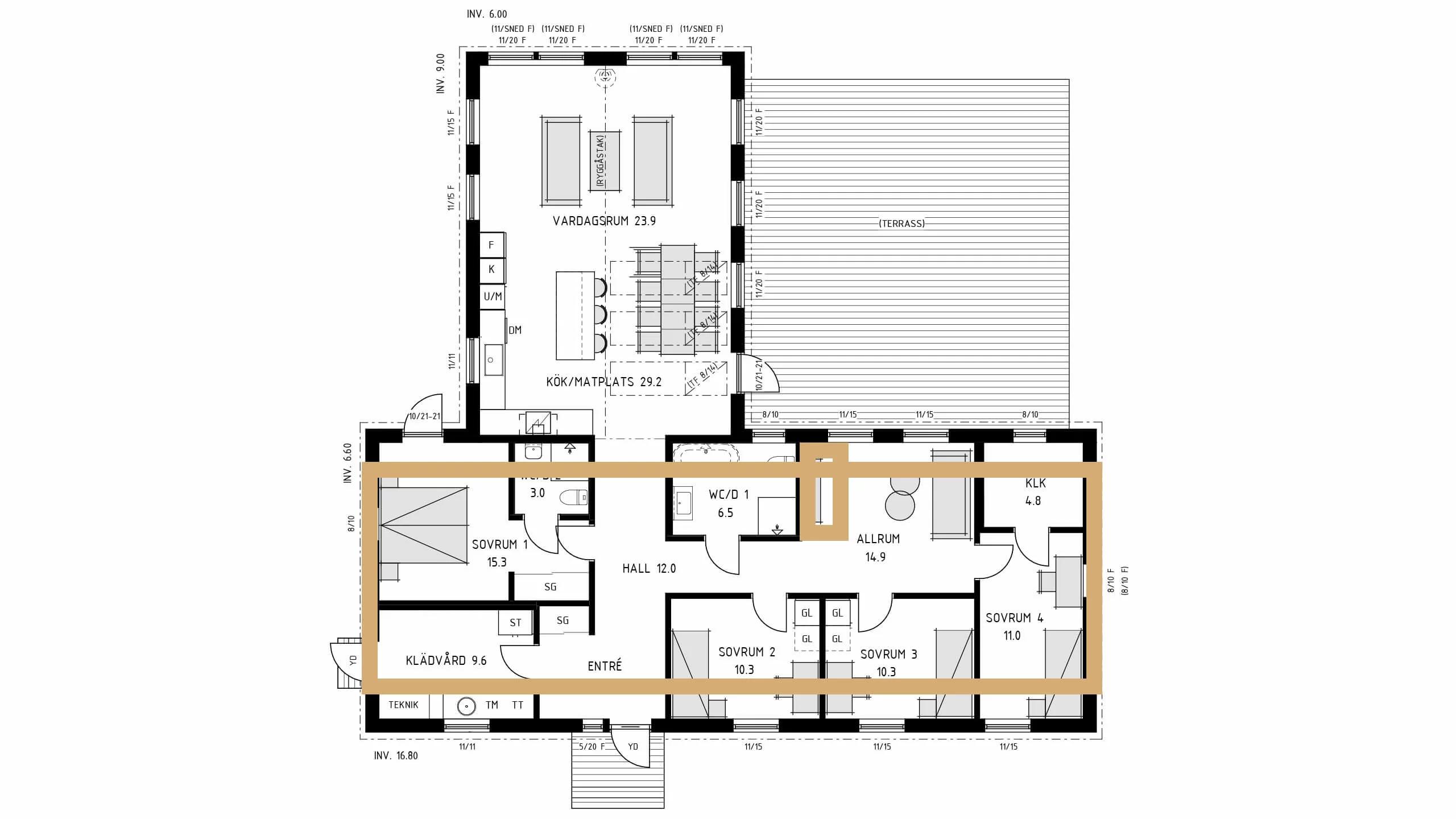 trivselhus villa brantevik planlösning