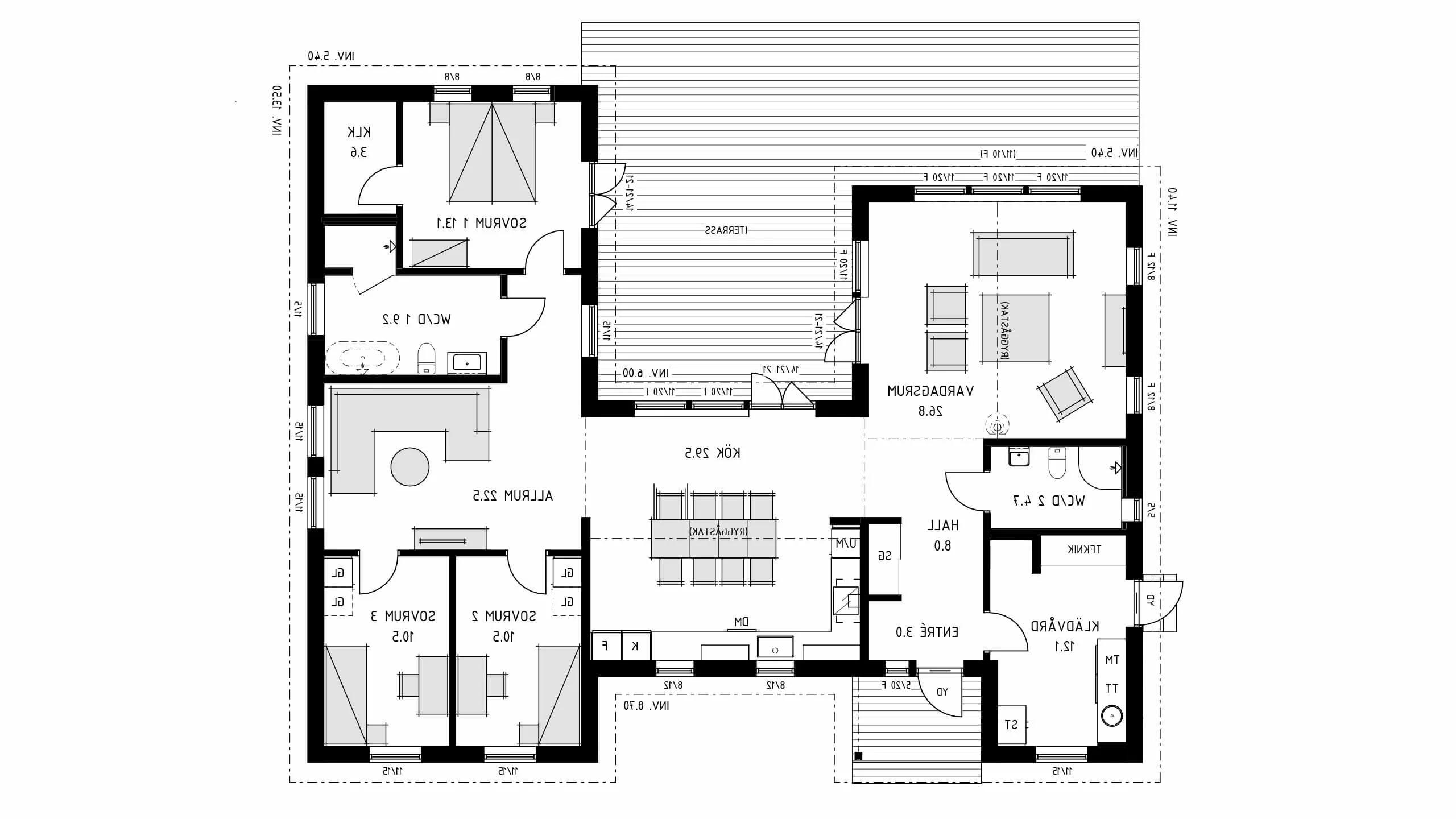 trivselhus villa höganäs planlösning