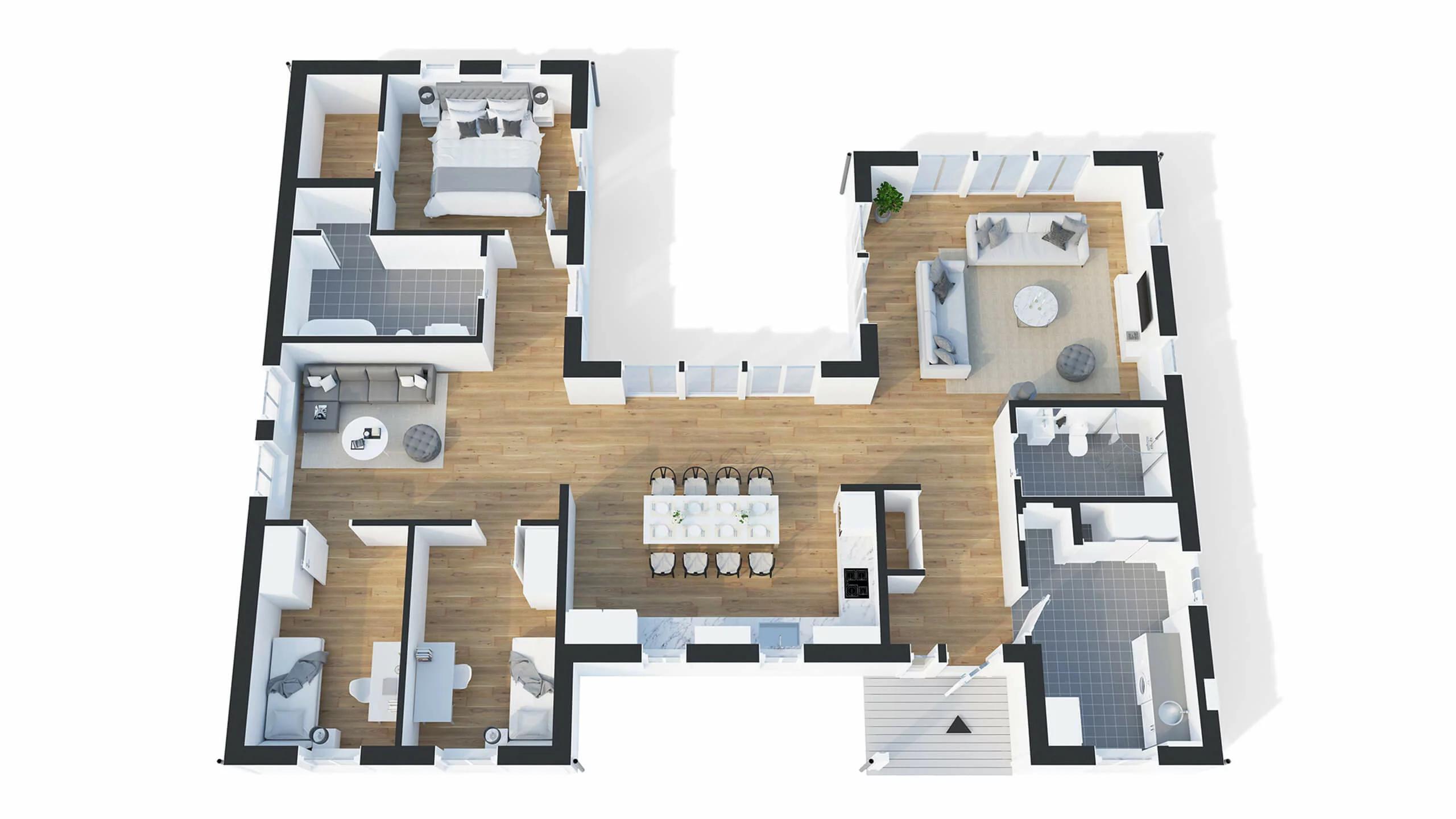 trivselhus villa höganäs planlösning