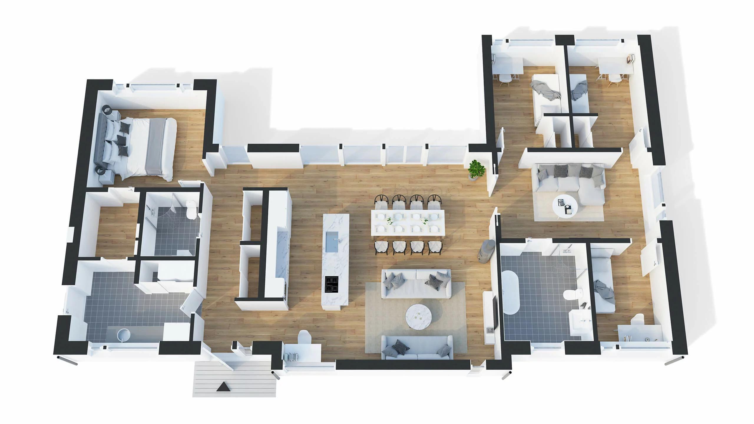 trivselhus villa kungsholmen planlösning