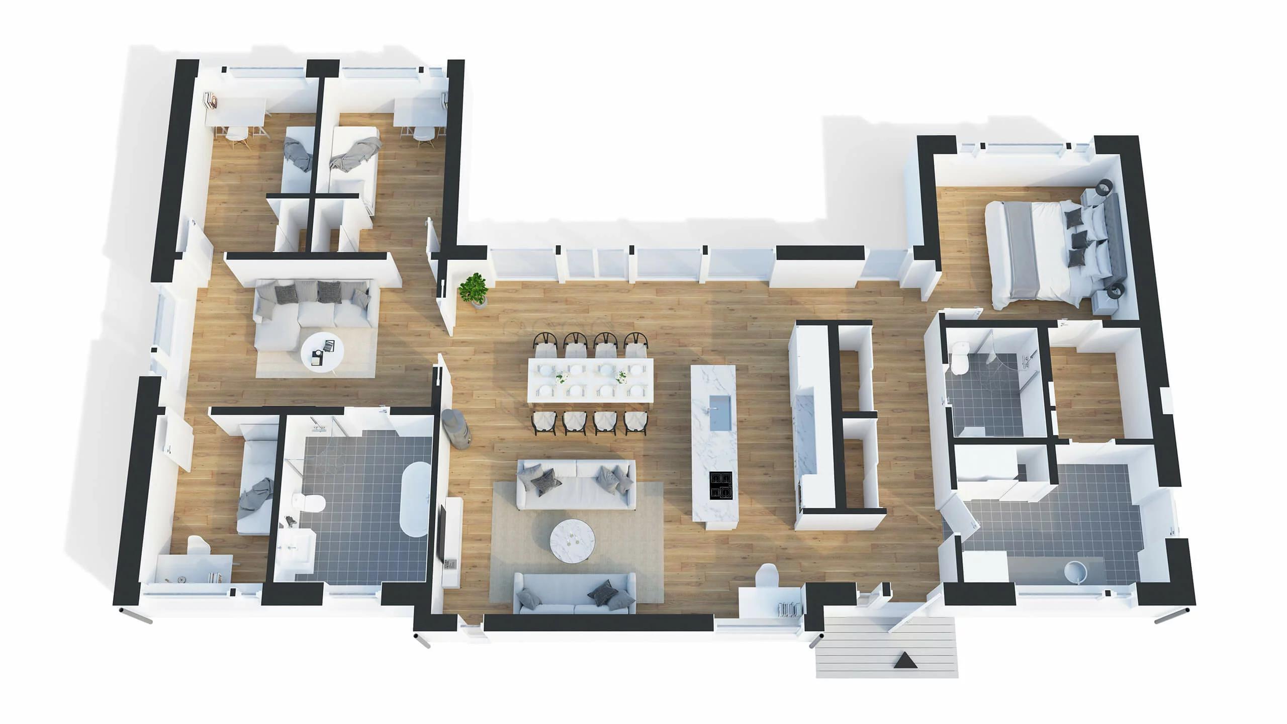 trivselhus villa kungsholmen planlösning