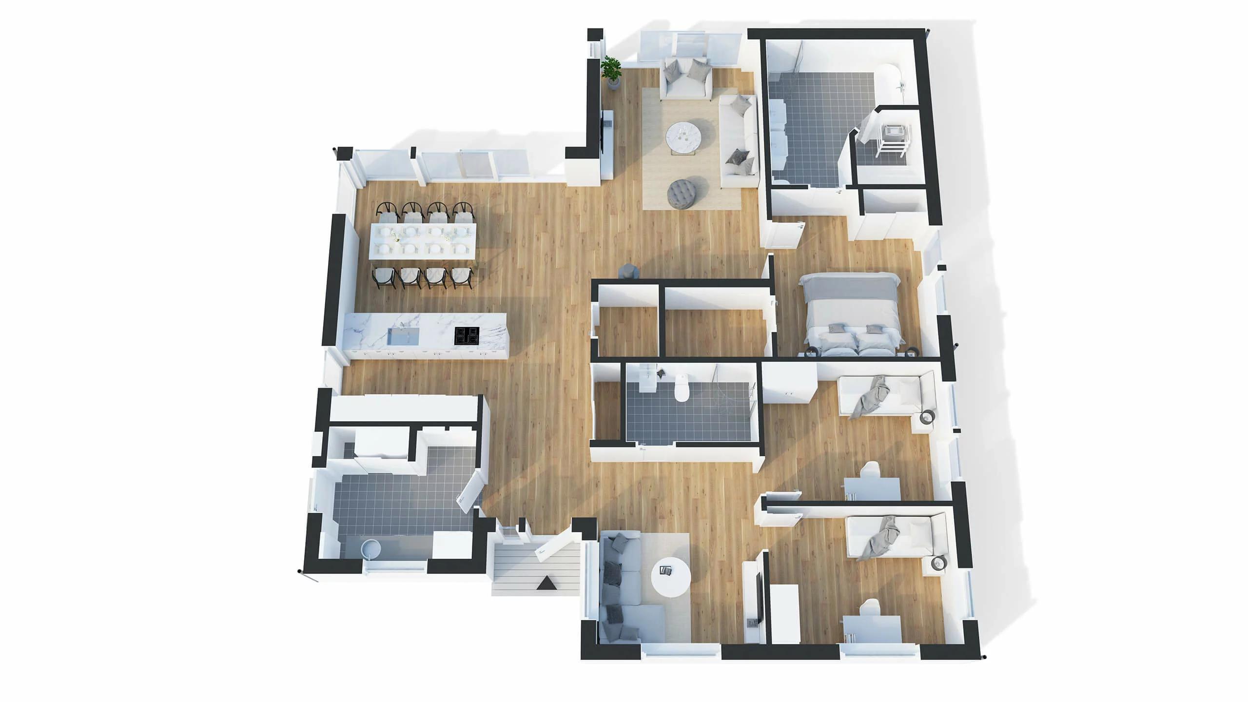 trivselhus villa mariestad planlösning