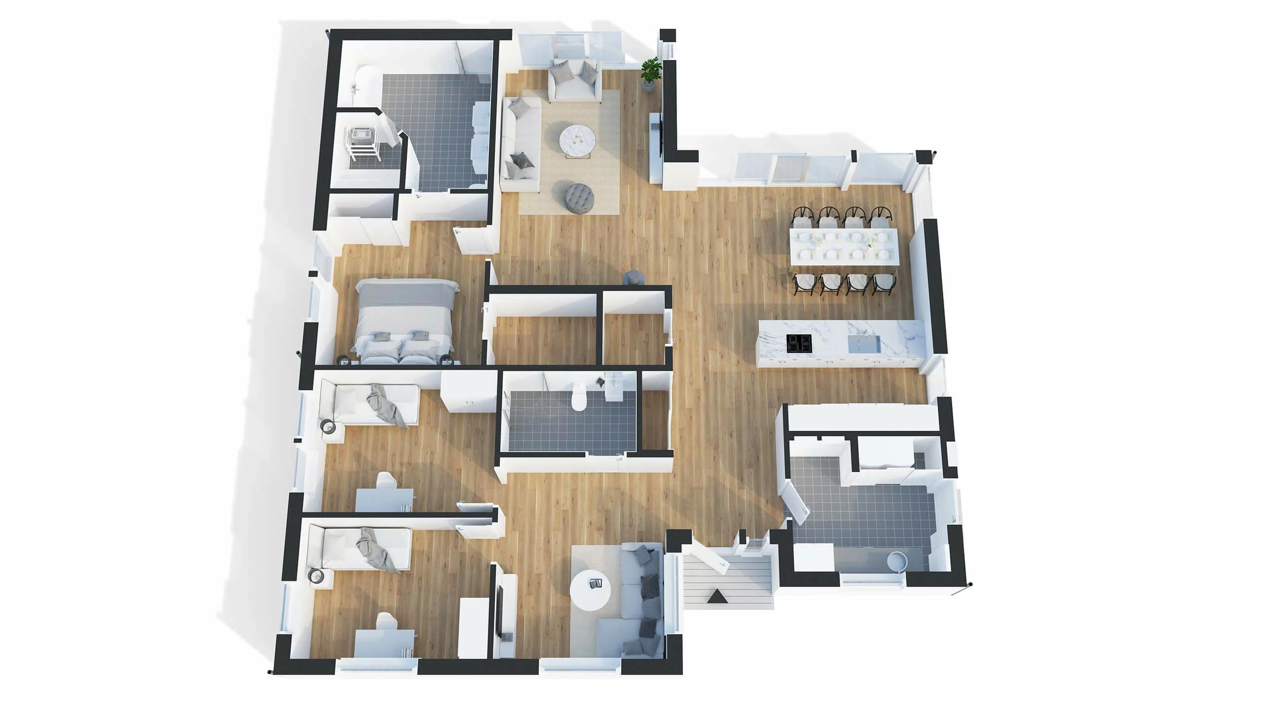 trivselhus villa mariestad planlösning