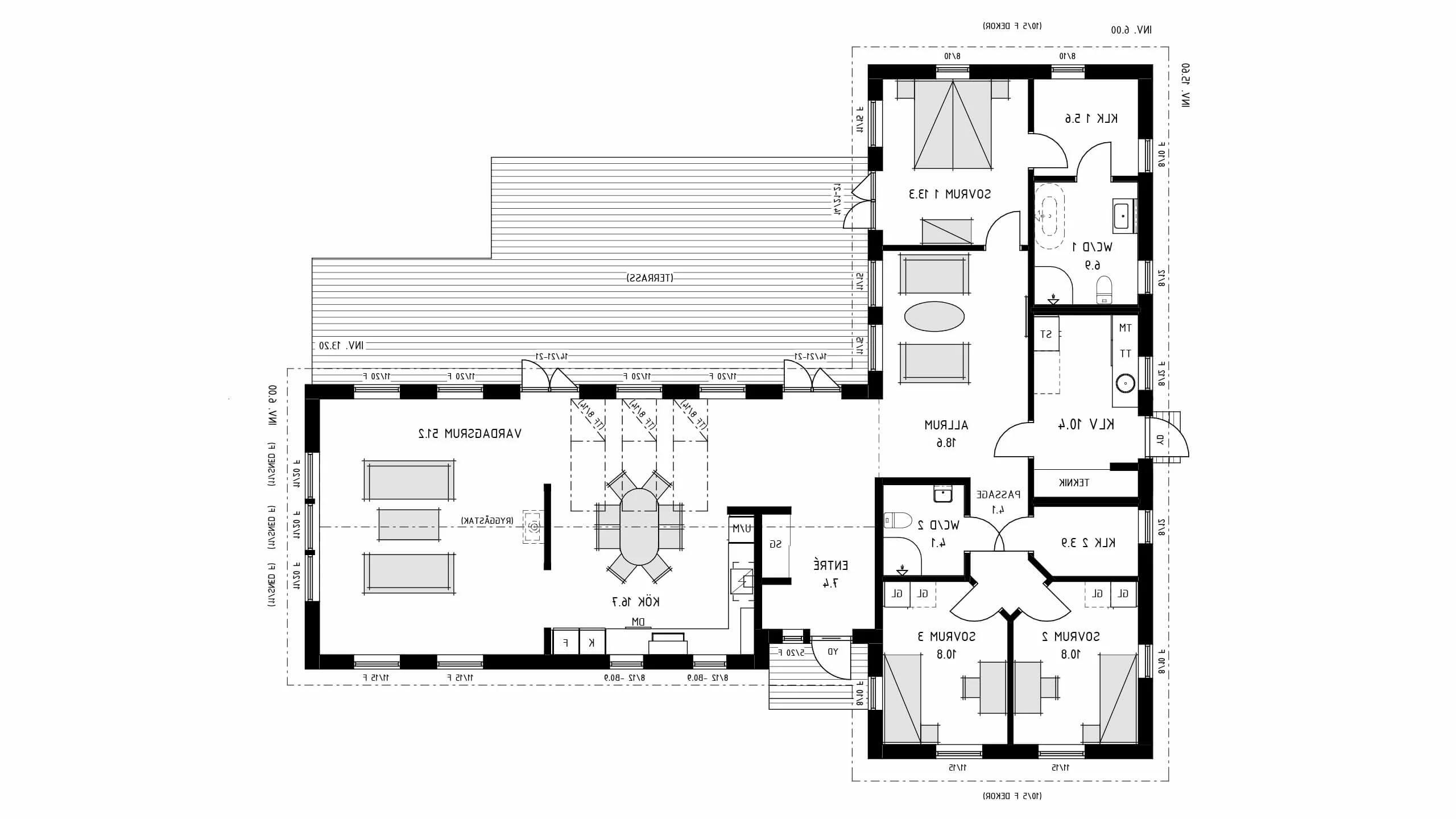 trivselhus villa österlen planlösning