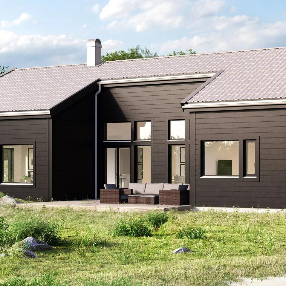 trivselhus villa skanör fasad
