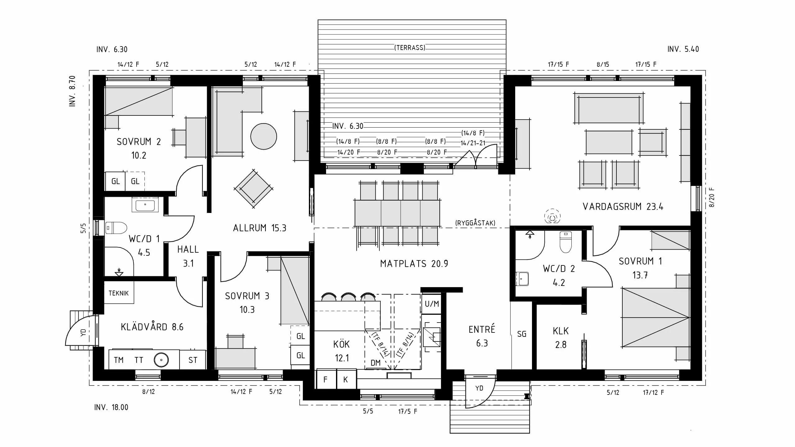 trivselhus villa skanör planlösning