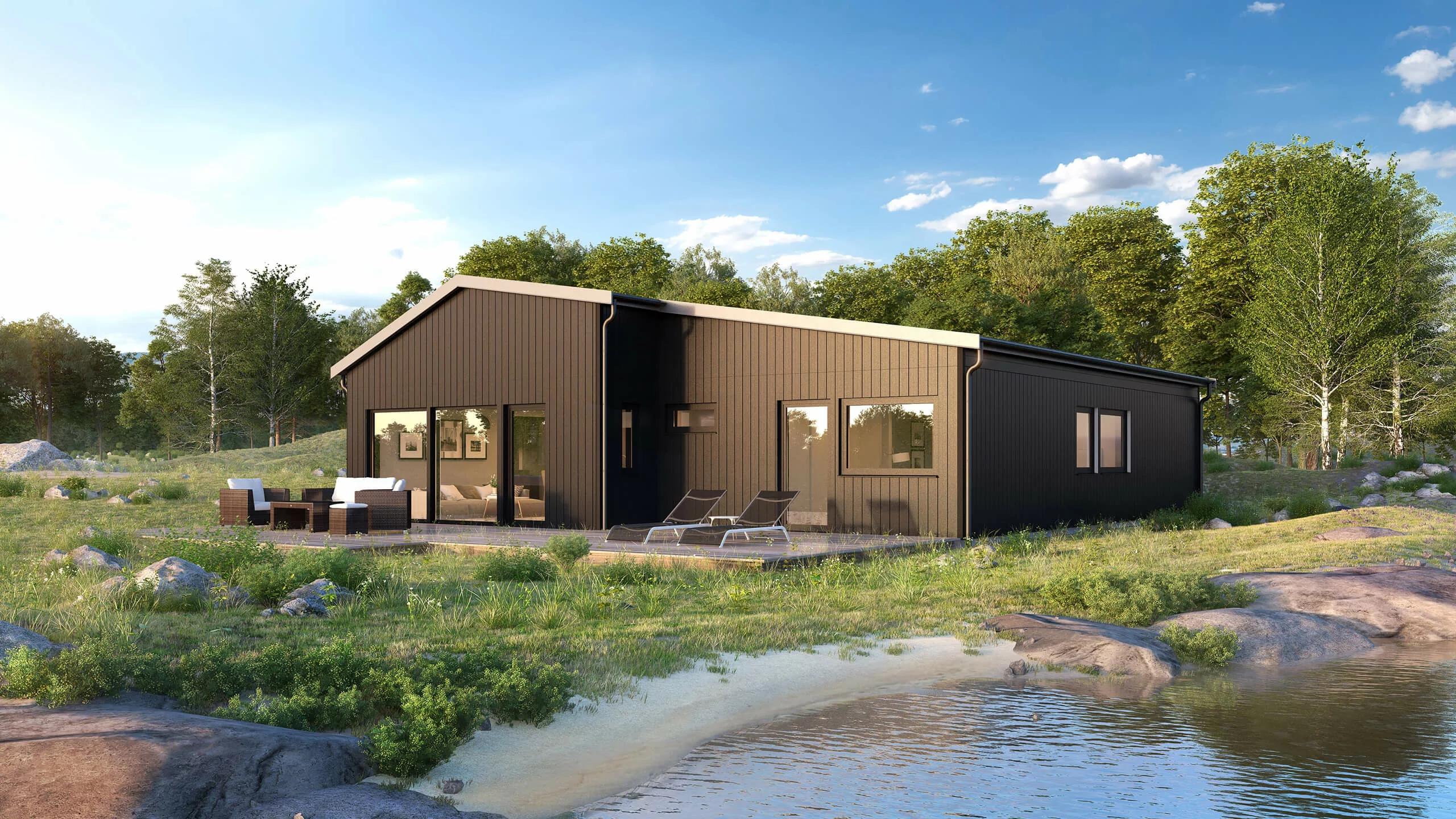 trivselhus villa viken fasad
