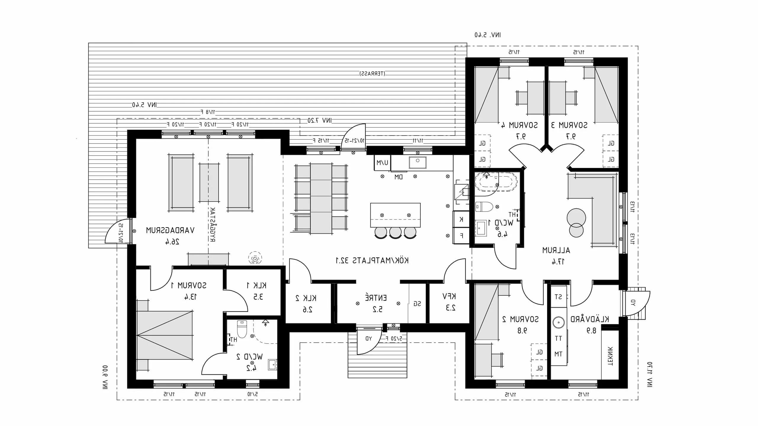 trivselhus stella 157 planlösning