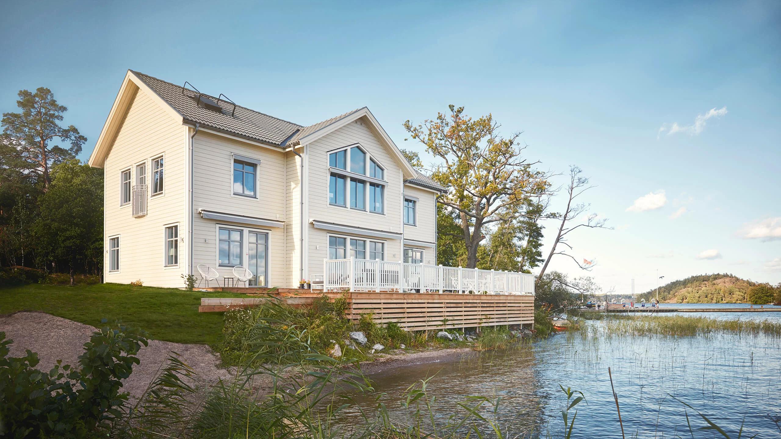trivselhus villa mörtnäs fasad bygga hus