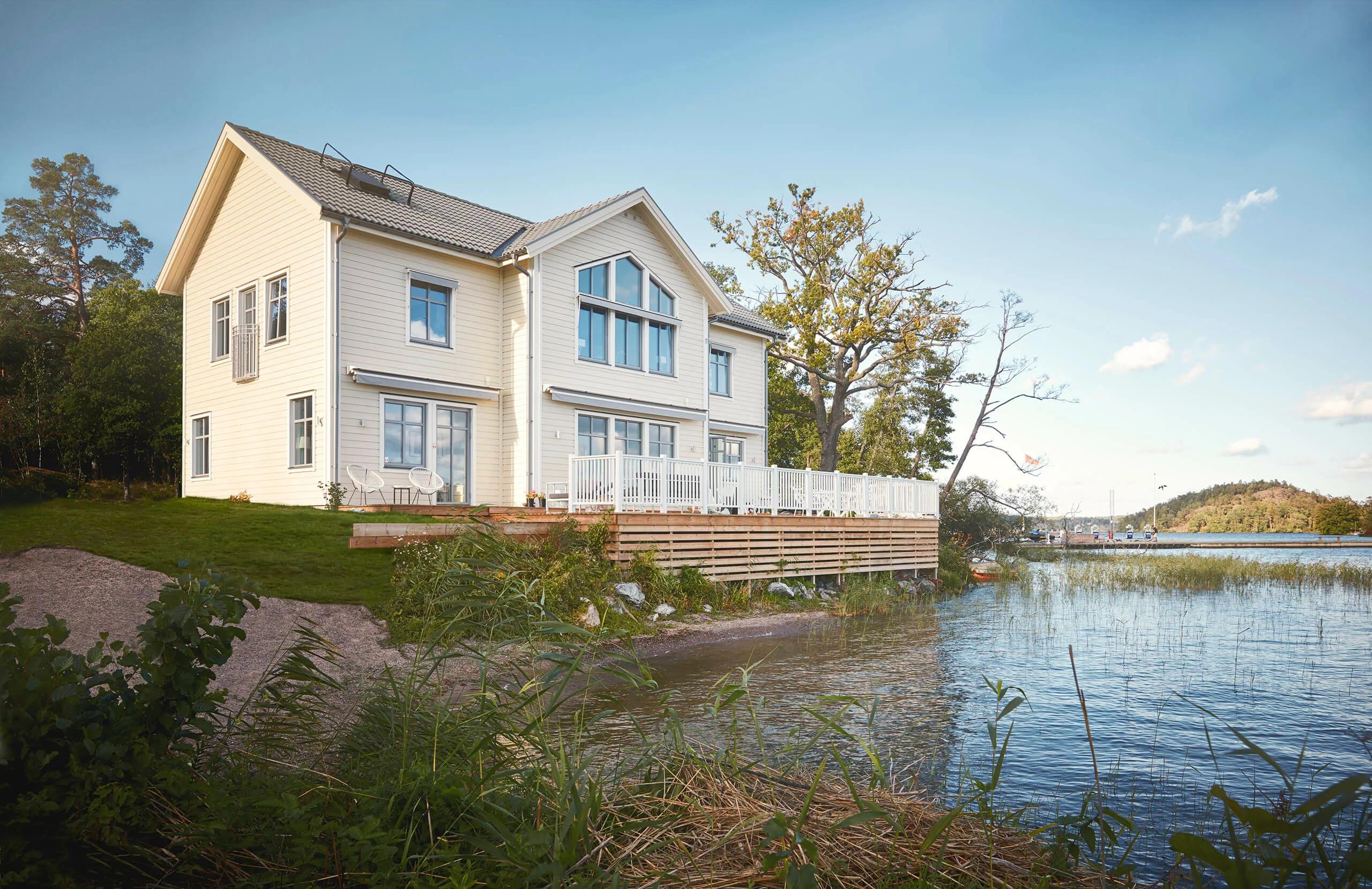 trivselhus villa mörtnäs fasad bygga hus