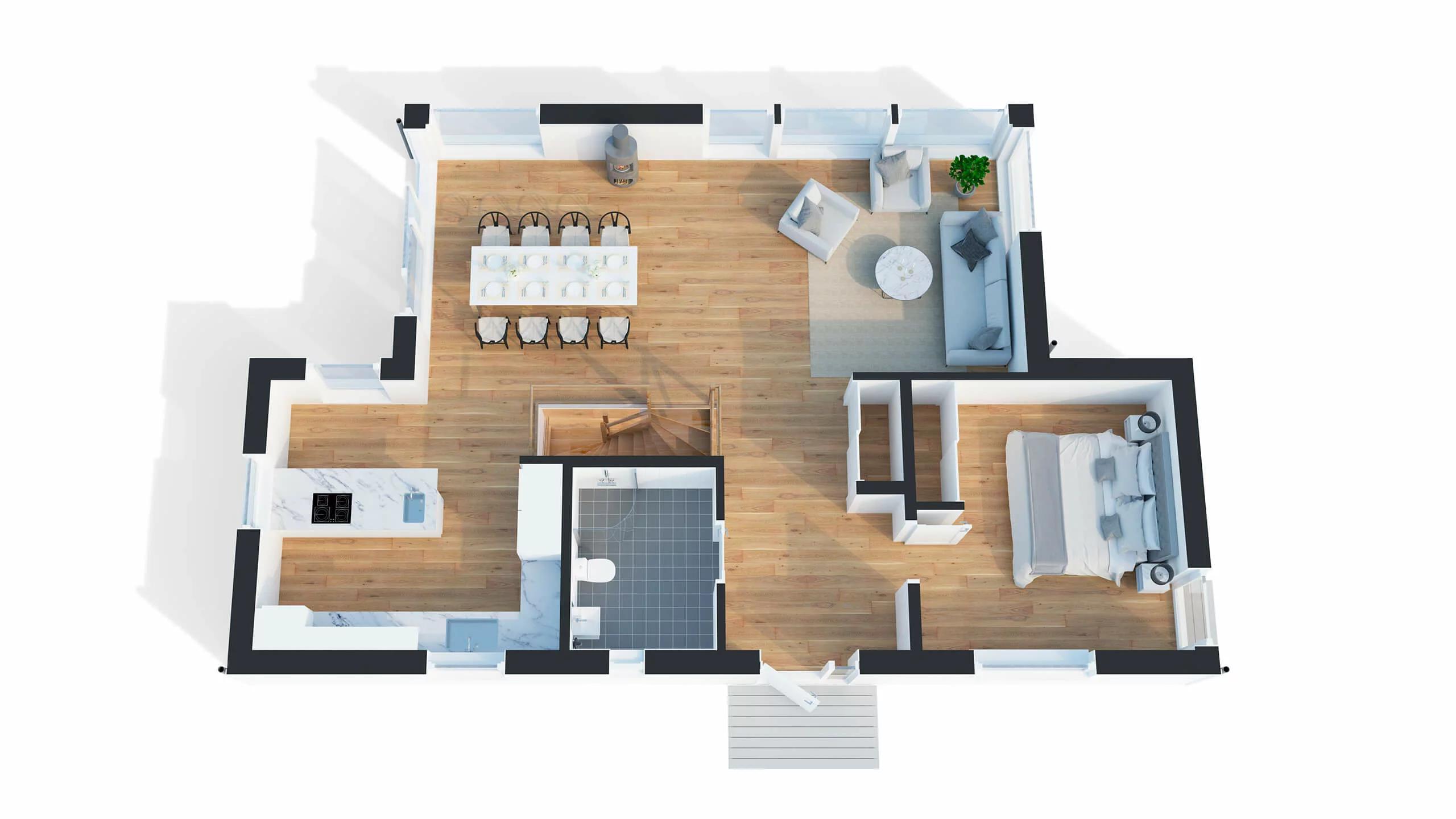 trivselhus villa bankeryd planlösning