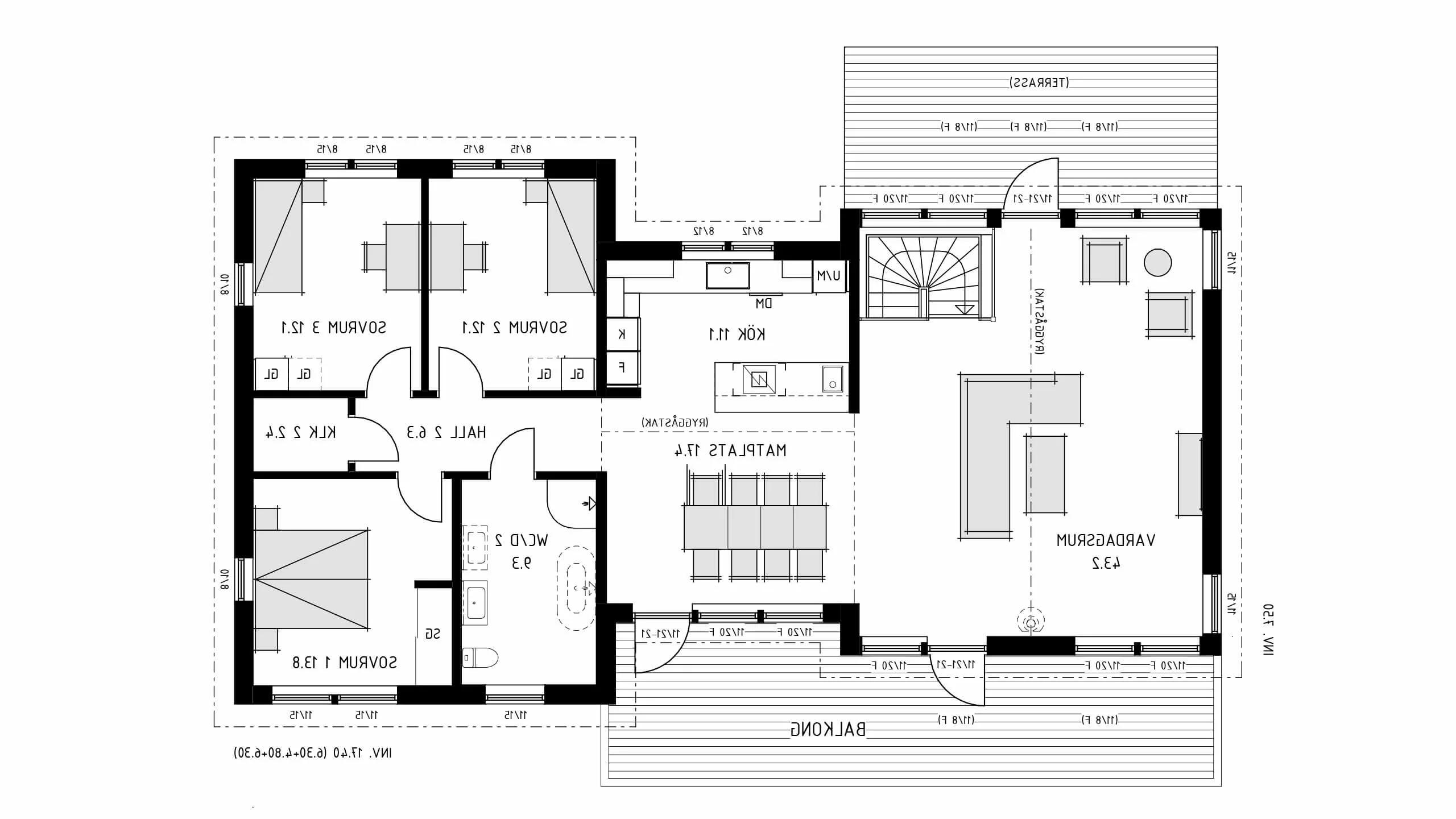 trivselhus villa kungsbacka planlösning