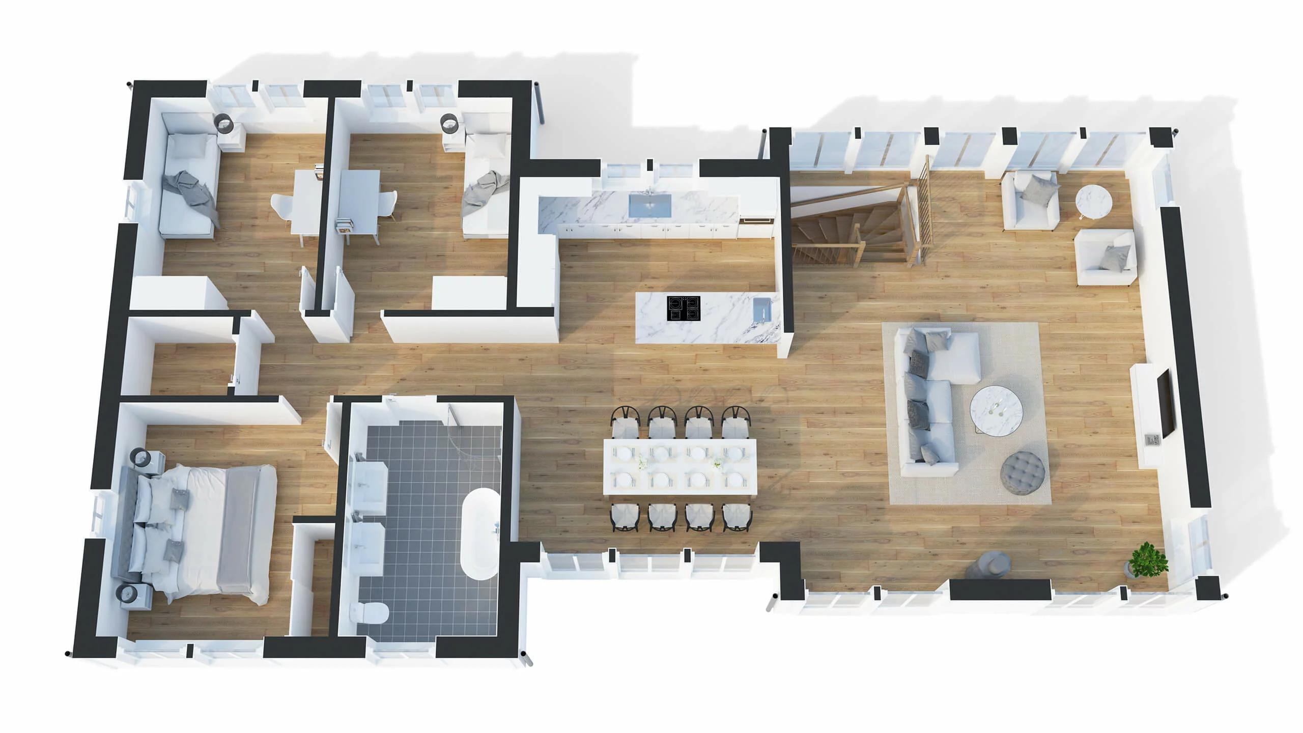 trivselhus villa kungsbacka planlösning