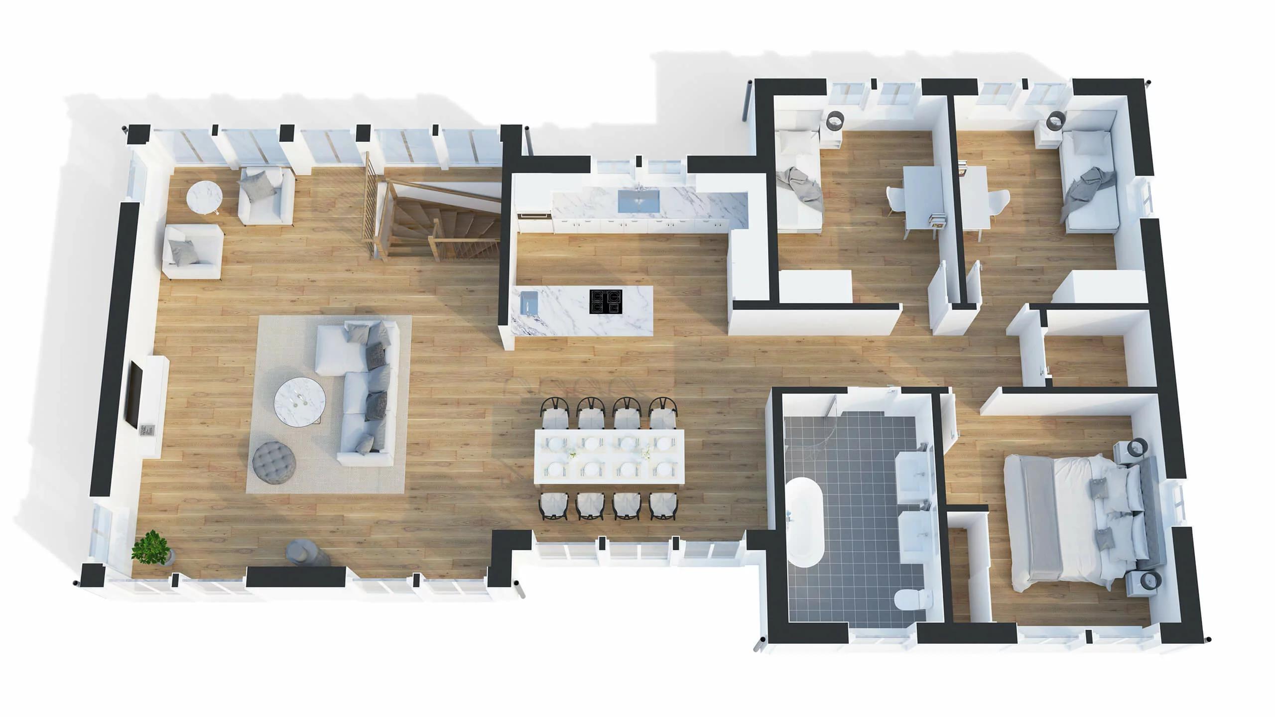 trivselhus villa kungsbacka planlösning