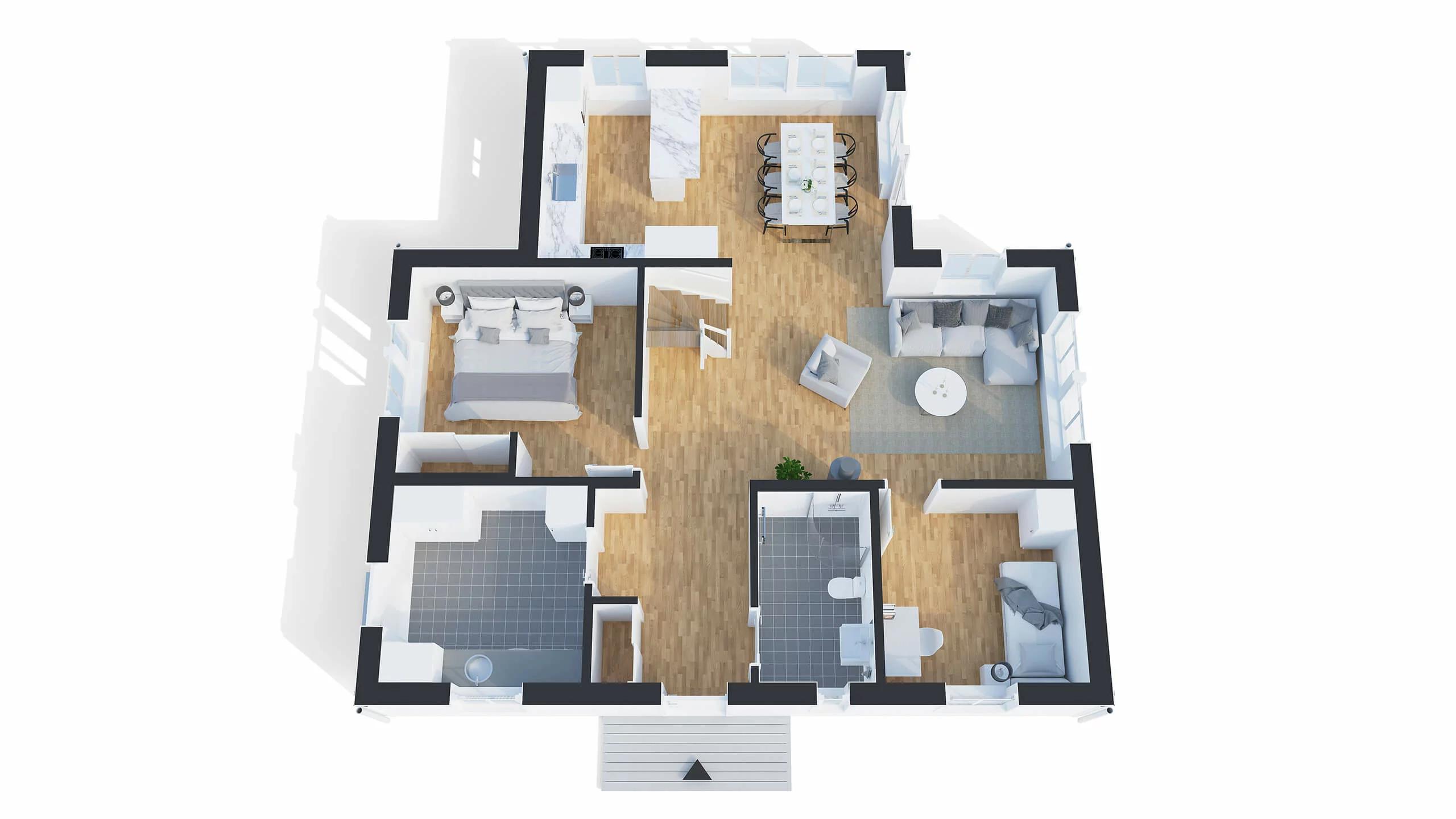 trivselhus stella 98 planlösning