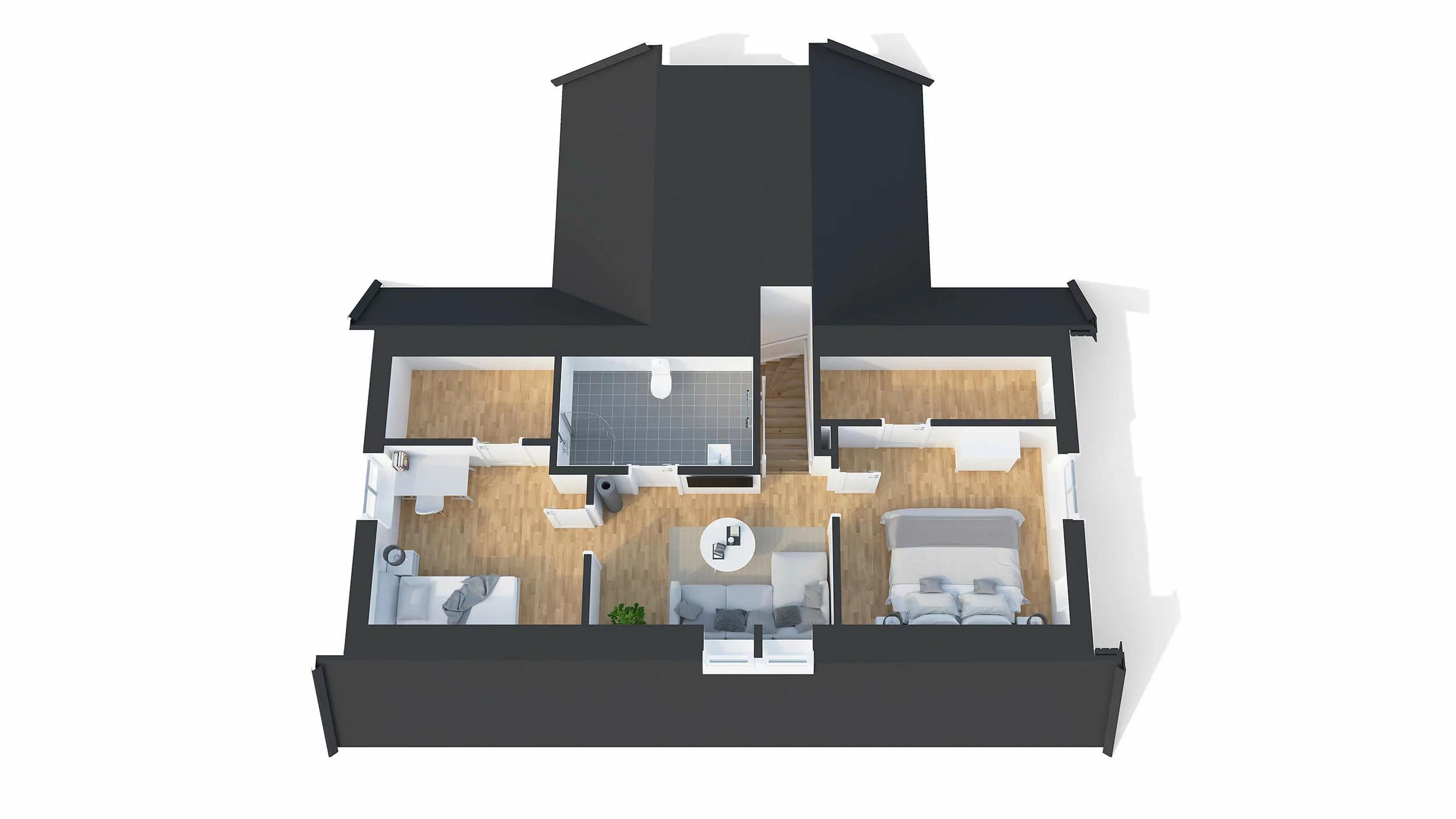 trivselhus stella 98 planlösning