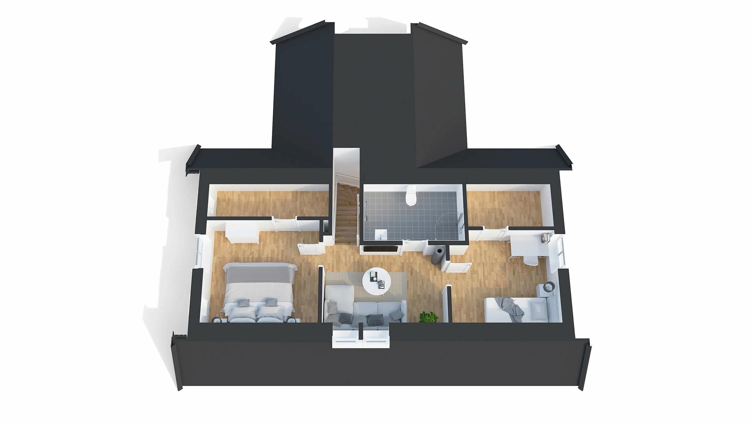 trivselhus stella 98 planlösning